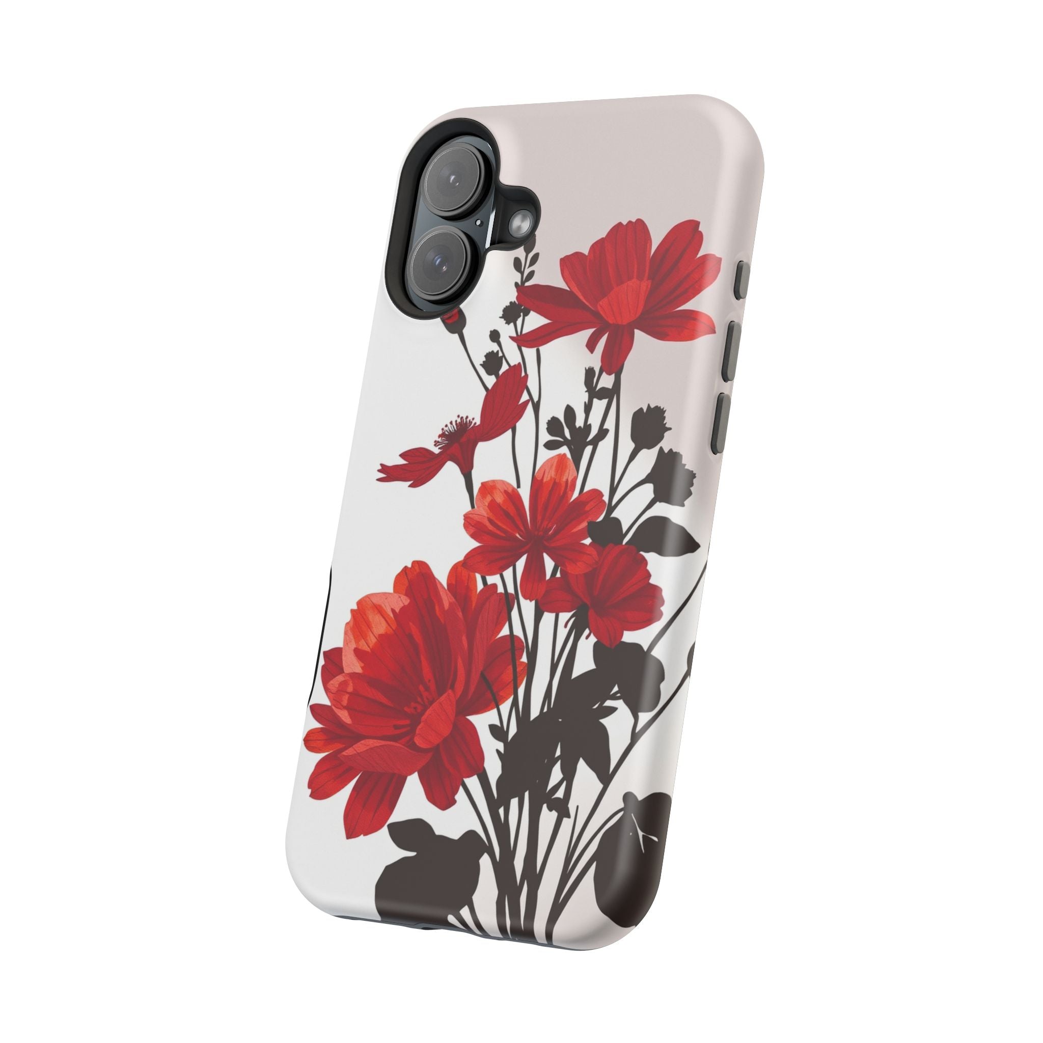 iPhone Floral Silhouette Cinematic Art Slim Snap Case · iPhone Case