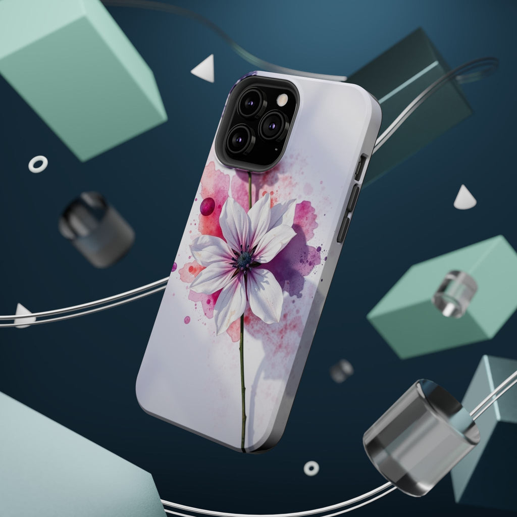 iPhone Floral Watercolor Splash Bold Art Slim Everyday iPhone 15 · iPhone Case
