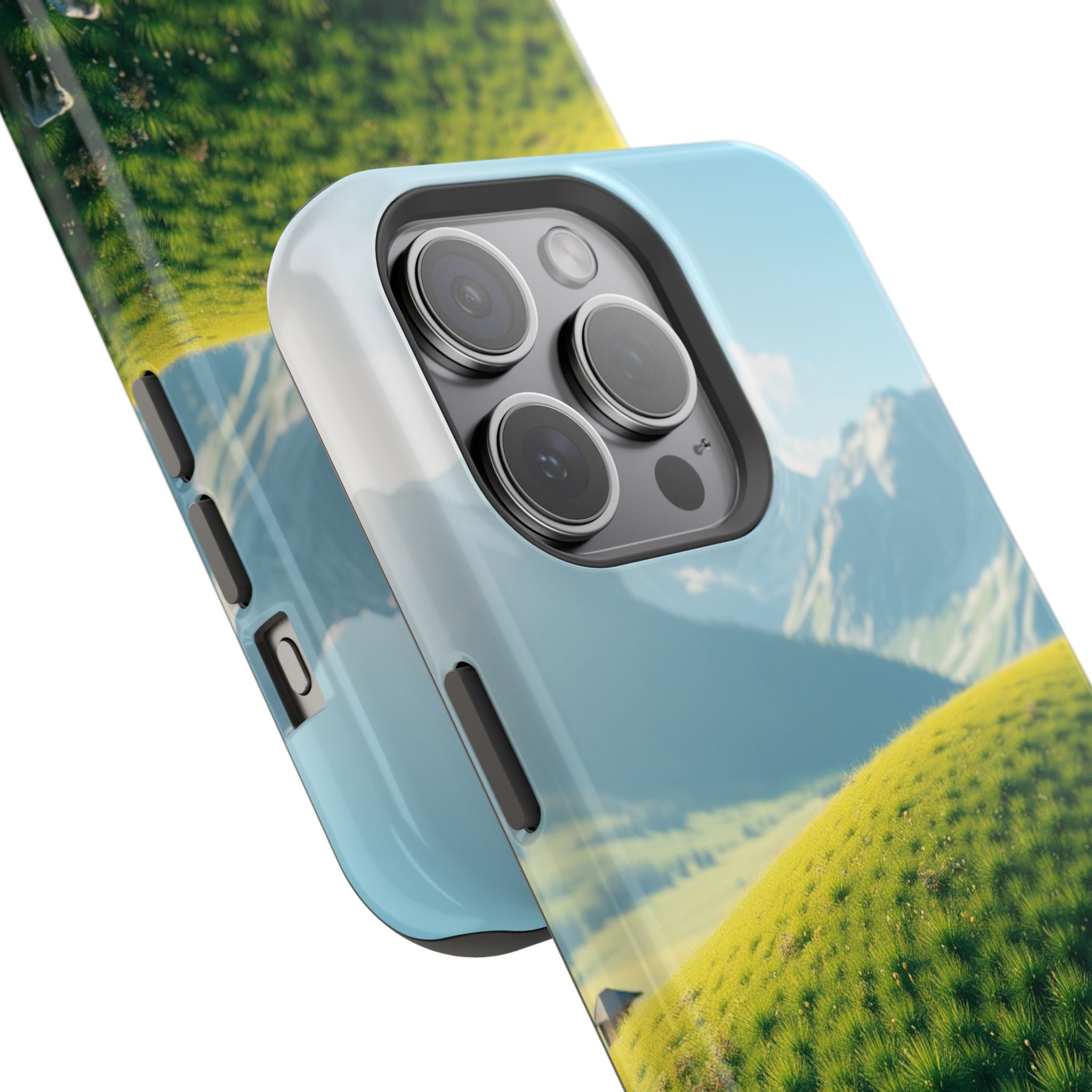 iPhone Vibrant Alpine Meadow Design Slim Everyday Designer Case · iPhone Case