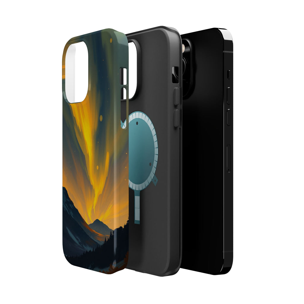 iPhone Serene Northern Lights Design Slim Everyday Designer Case · iPhone Case