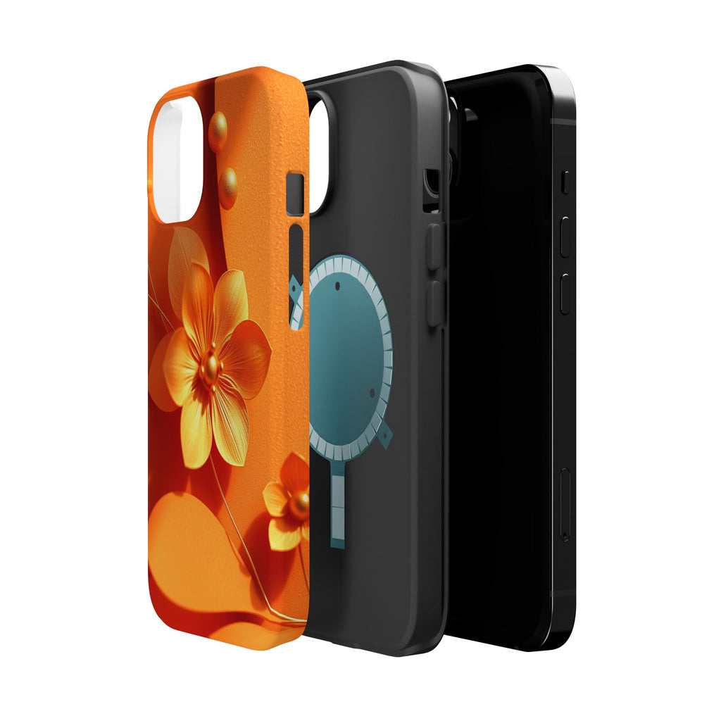 iPhone Floral Geometric Gold Foil Luxury Slim Everyday iPhone Designer · iPhone