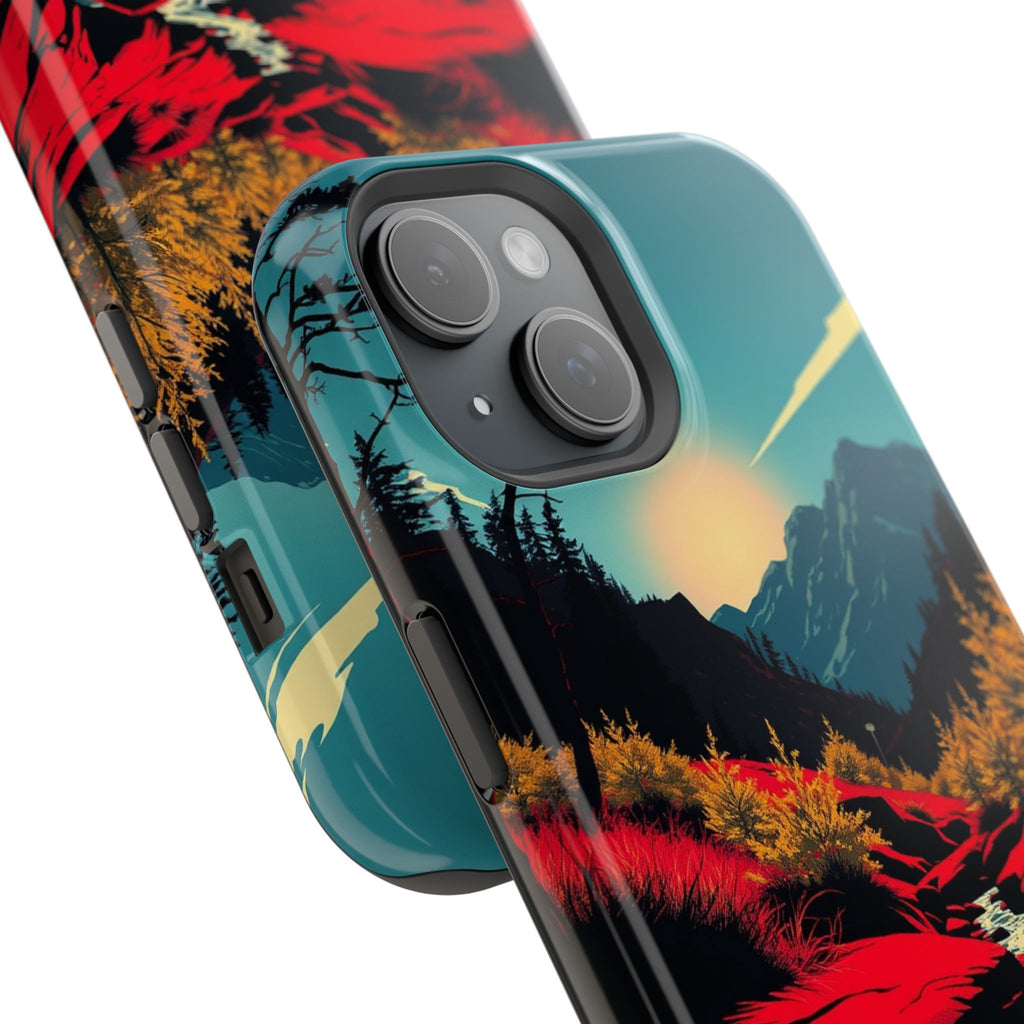 iPhone Earthy Spring Creek Design Bold Modern Everyday Snap Case · iPhone Case
