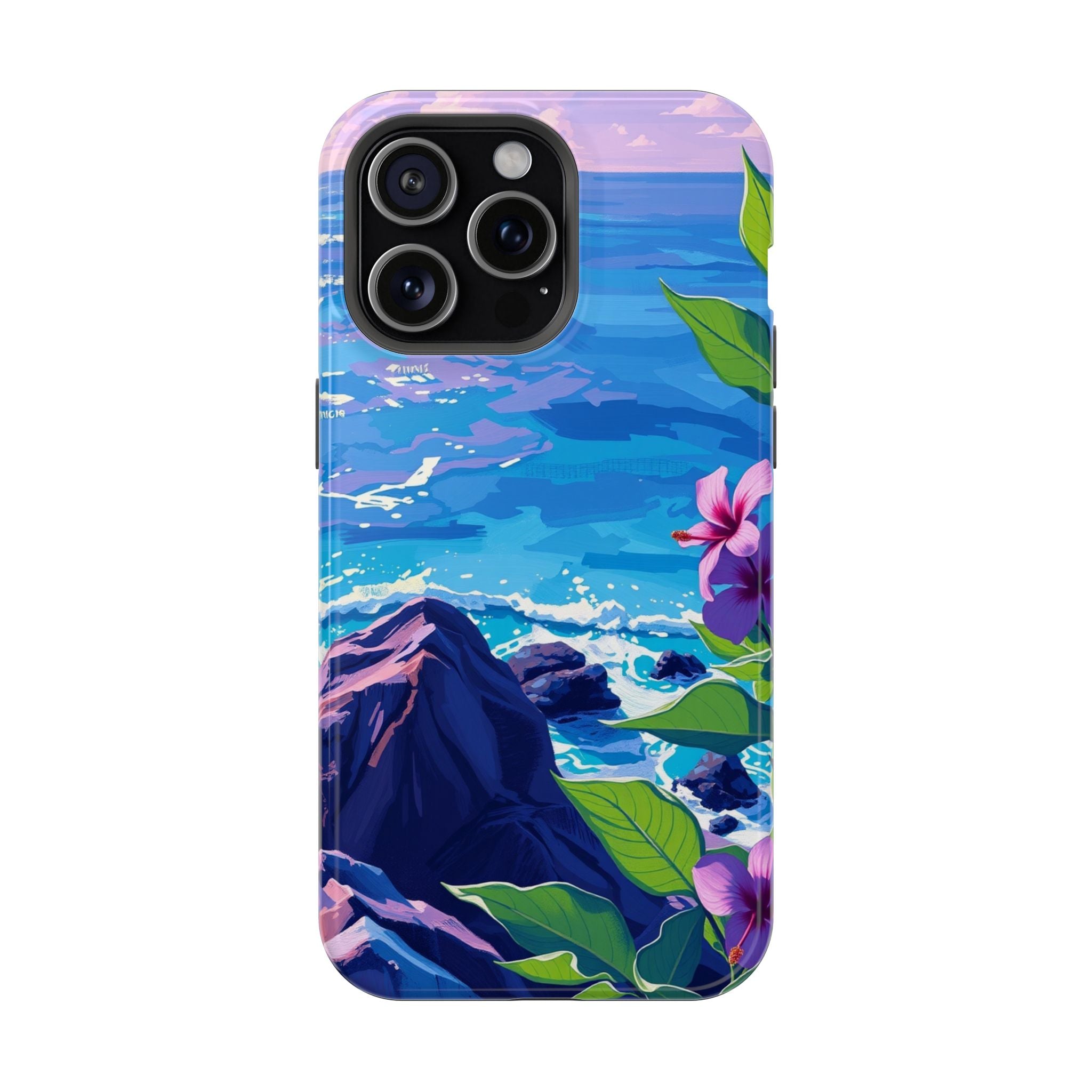 iPhone Hibiscus Coast Enchanted Art Slim Everyday Designer Case · iPhone Case