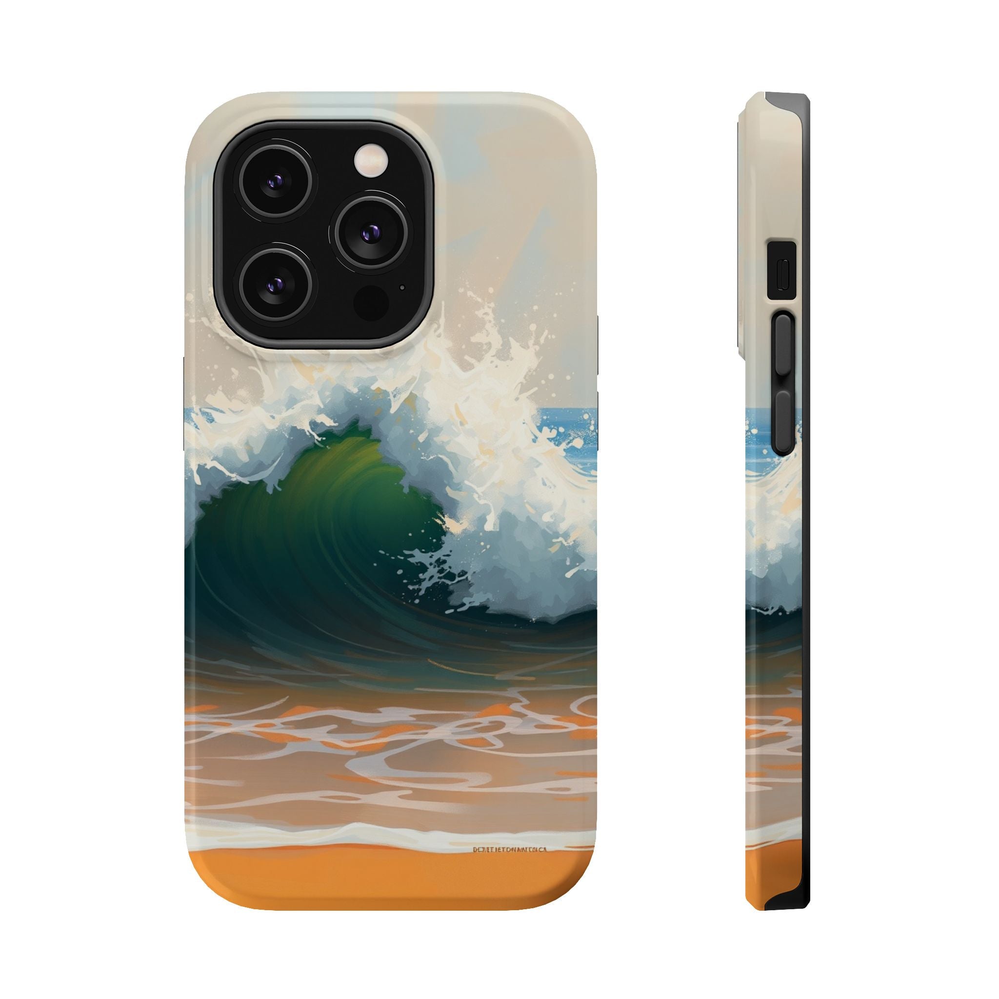 iPhone Radiant Ocean Wave Crash Design Slim Everyday Designer Case · iPhone Case
