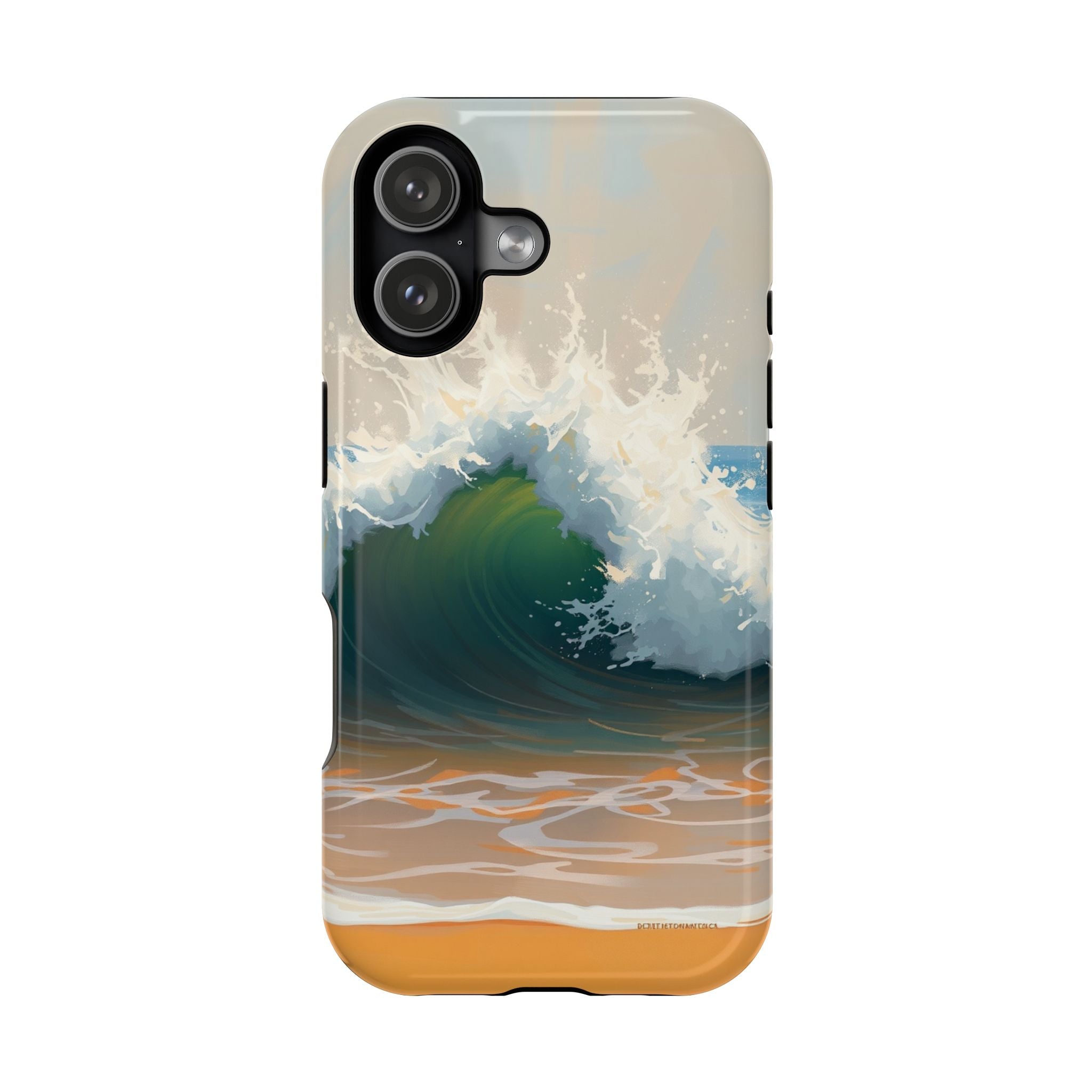 iPhone Radiant Ocean Wave Crash Design Slim Everyday Designer Case · iPhone Case