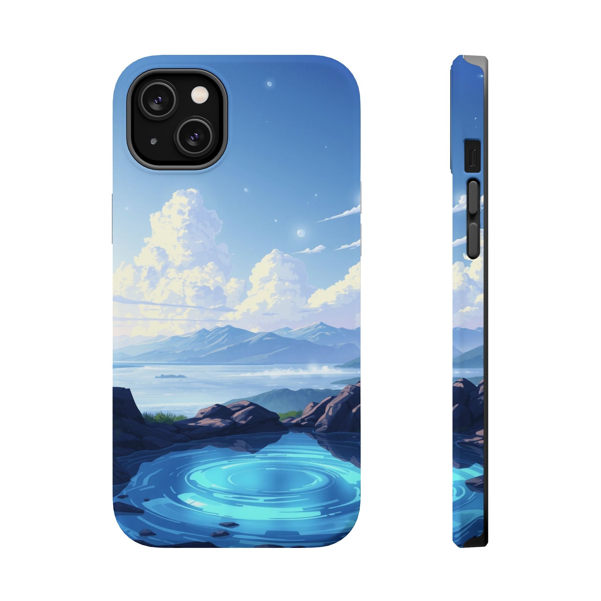 iPhone Earthy Tidal Pool Design 18 Bold Modern Everyday Snap Case · iPhone Case