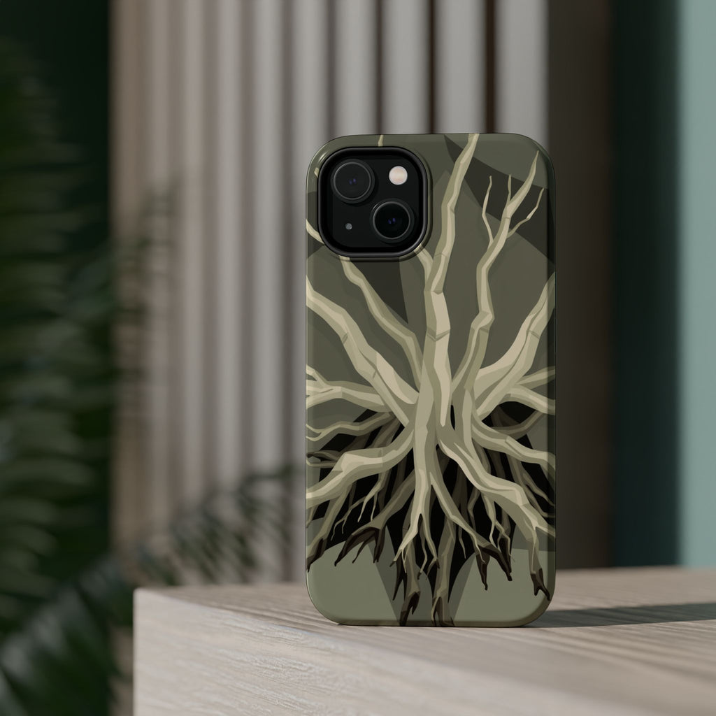 iPhone Sage And Ivory Mangrove Roots Slim Everyday Designer Case · iPhone Case