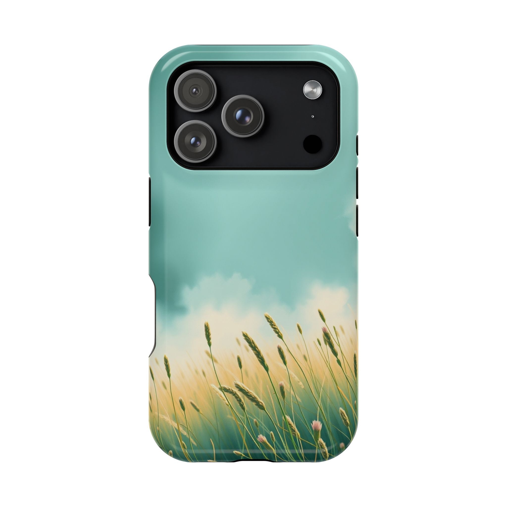 iPhone Mint And Blush Spring Meadow Slim Everyday Designer Case · iPhone Case