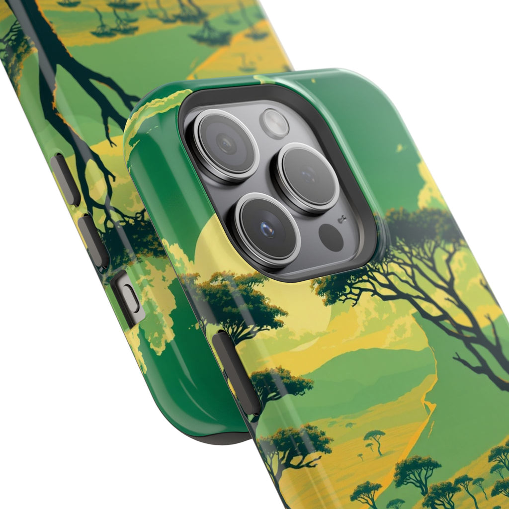 iPhone Savanna Horizon Pixel Art -Bit Slim Everyday Designer Case · iPhone Case