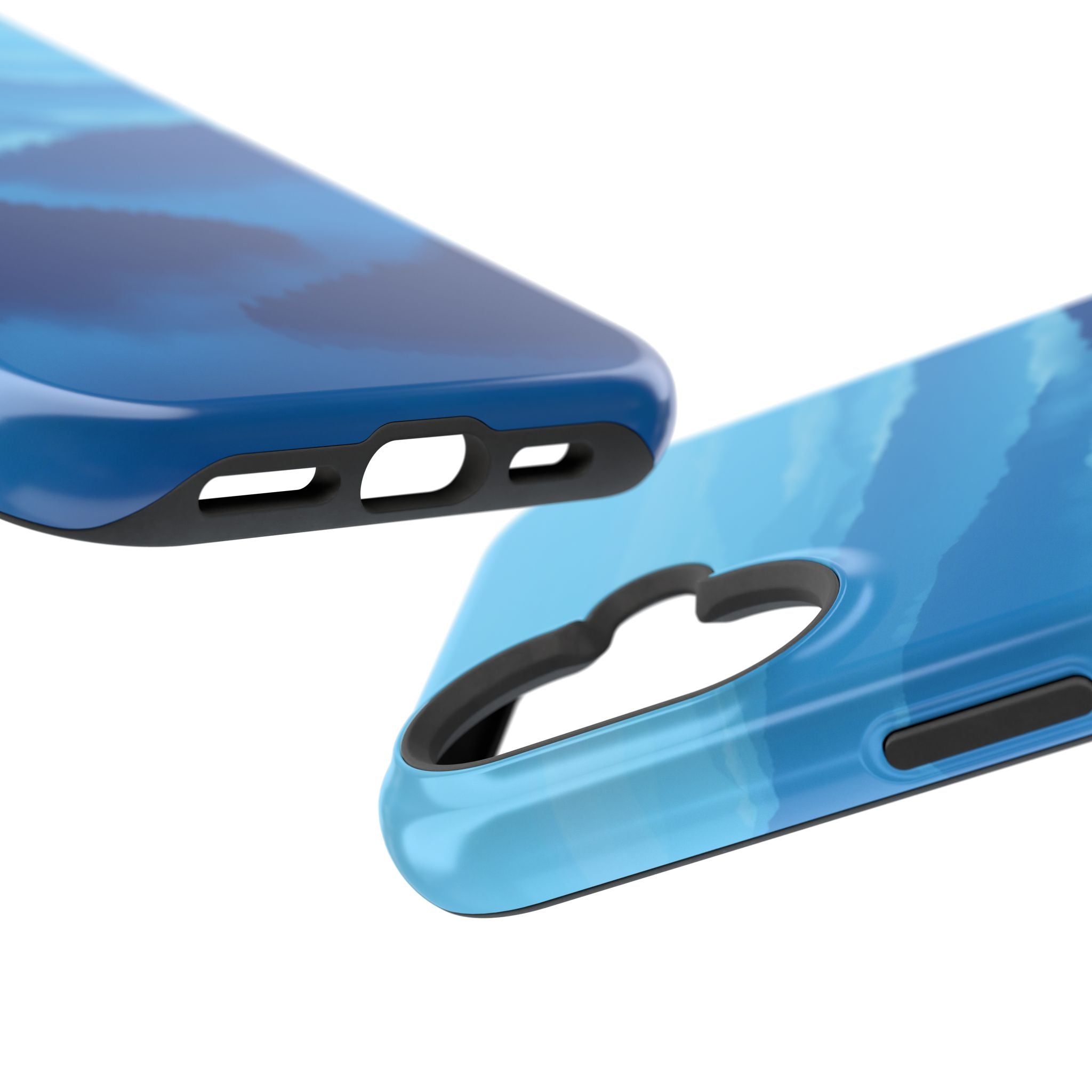 iPhone Fog Rolling Over Hills Pixel Art -Bit Slim iPhone Everyday · iPhone Case