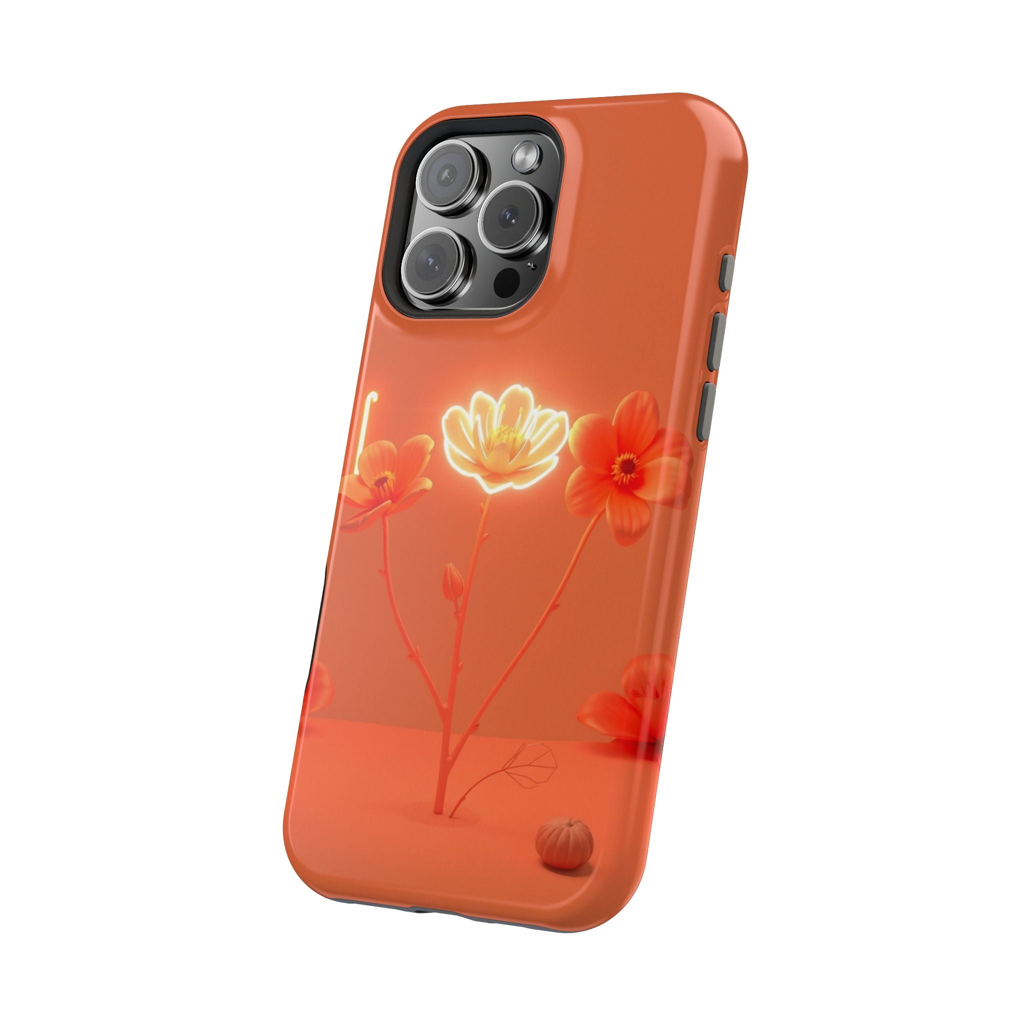iPhone Neon Floral Enchanted Art Bold Modern Everyday Snap Case · iPhone Case