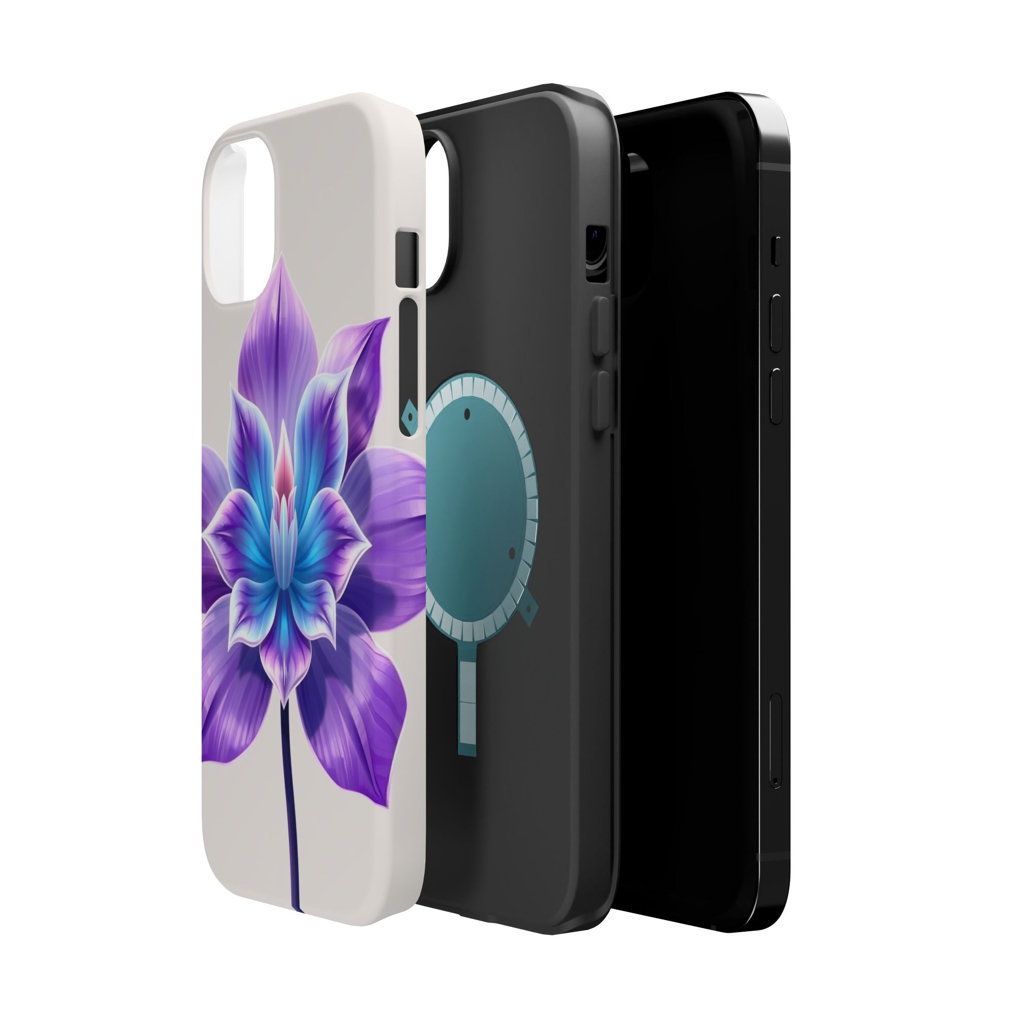 iPhone Dreamy Neon Floral Design 10 Slim Everyday Designer Case · iPhone Case