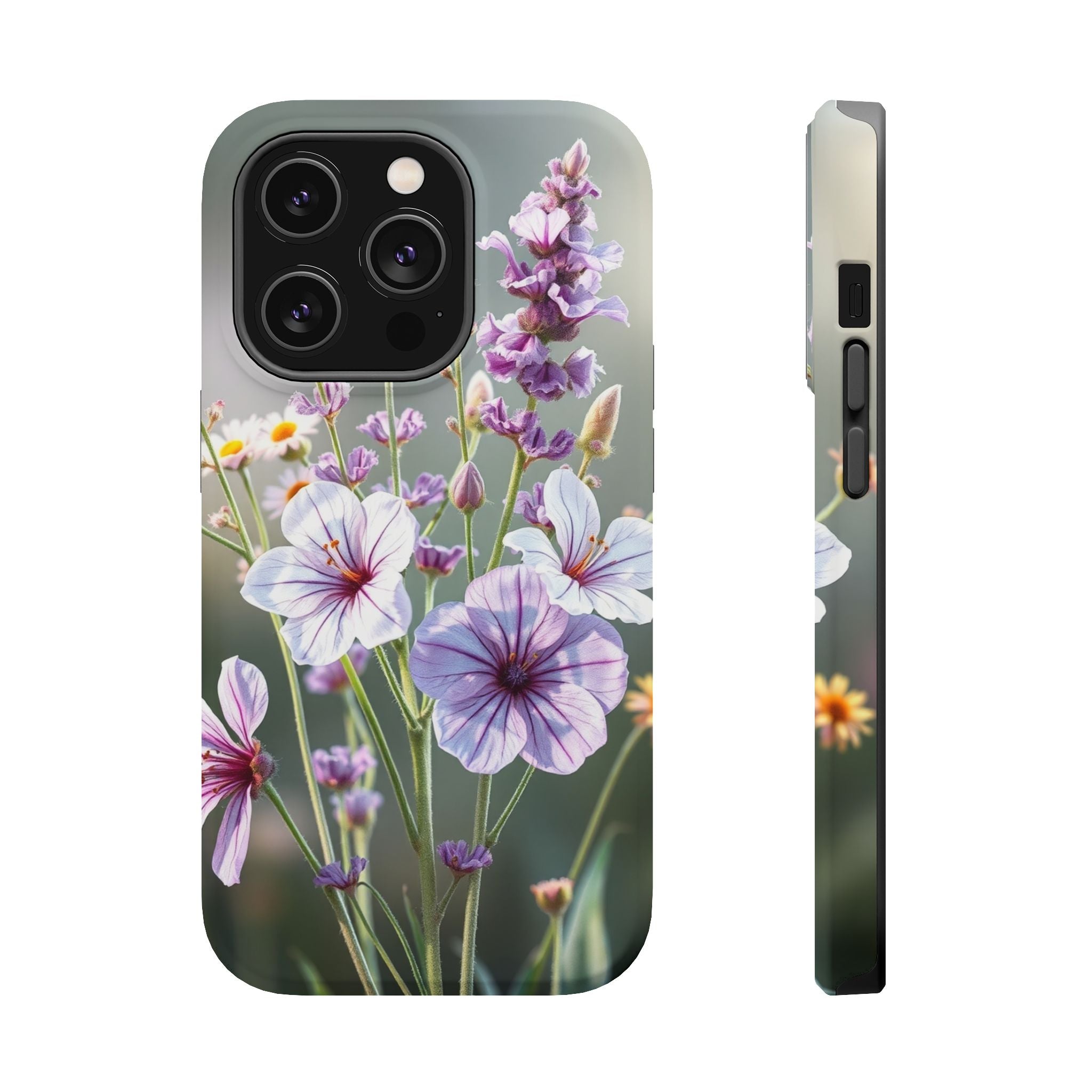 iPhone Wildflower Bunch Enchanted Art Slim Everyday Designer Case · iPhone Case