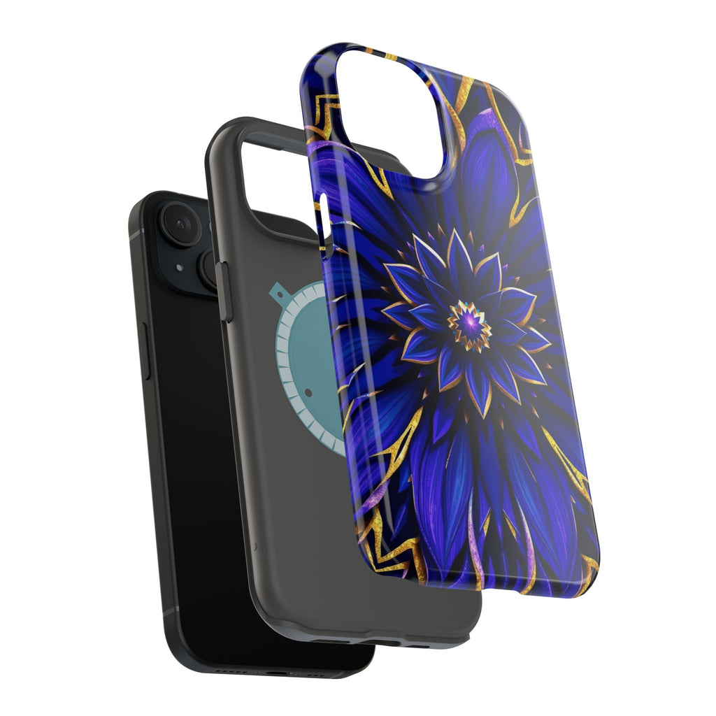 iPhone Floral Mandala Electric Art 14 Slim Everyday Designer Case · iPhone Case