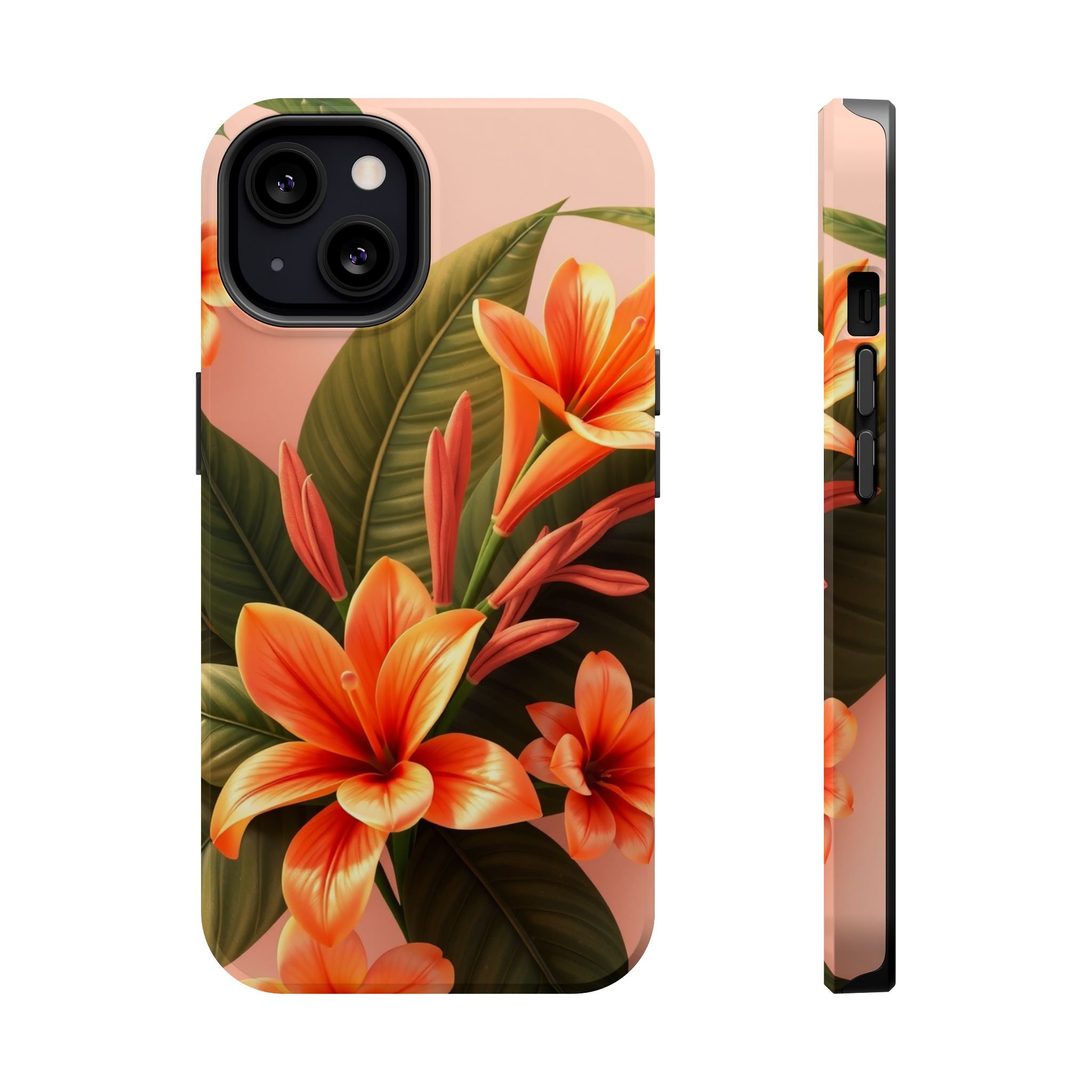 iPhone Tropical Bloom 3D Digital Bold Modern Everyday Snap Case · iPhone Case