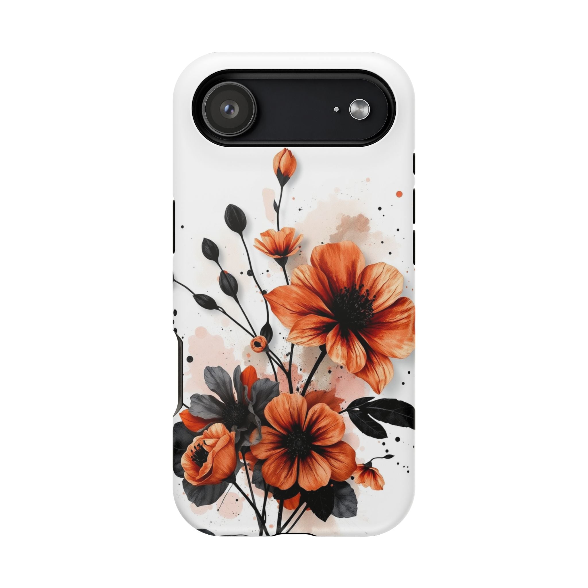 iPhone Floral Watercolor Splash 3D Digital Slim iPhone Everyday · iPhone Case