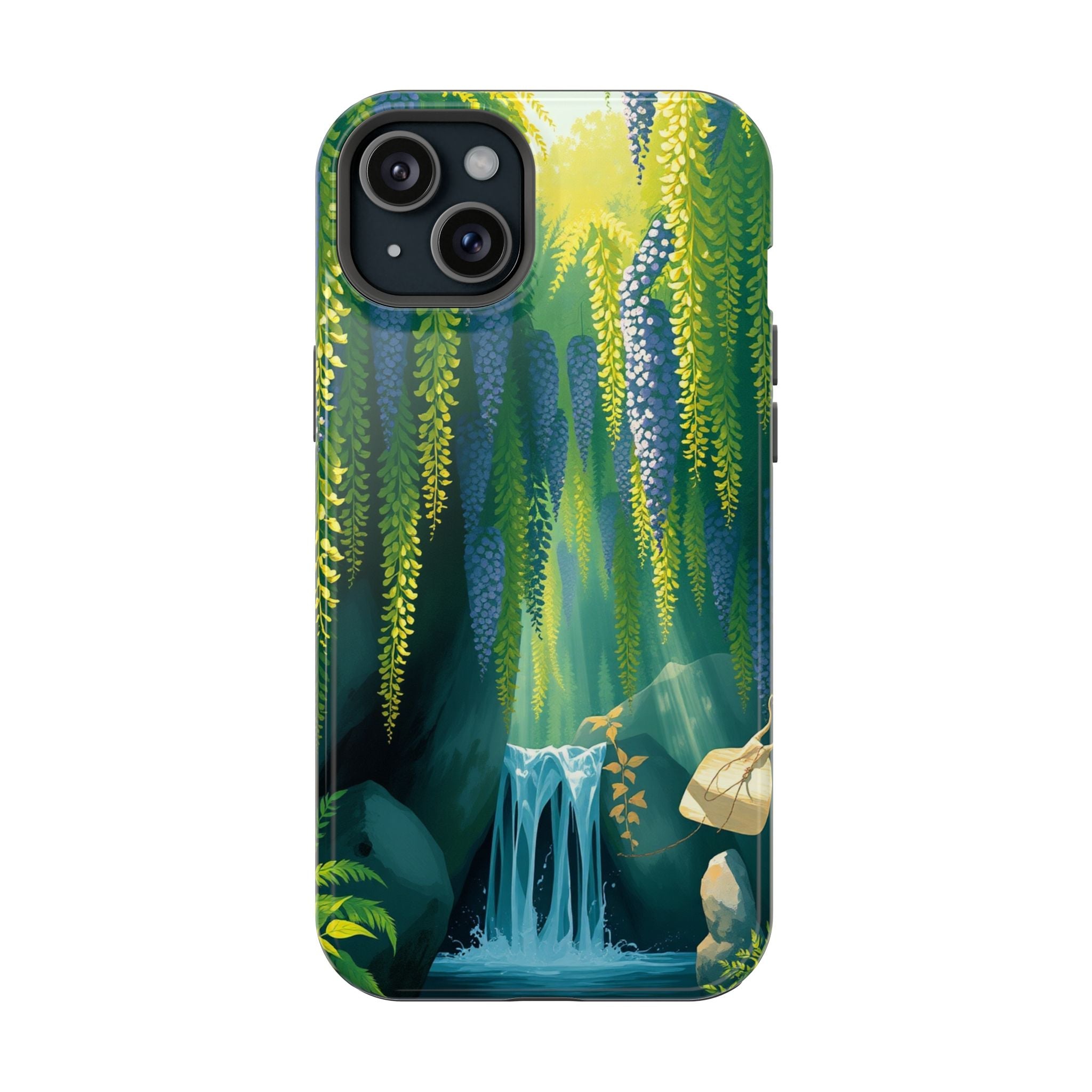 iPhone Wisteria Cascade Mystic Art Bold Modern Everyday Snap Case · iPhone Case