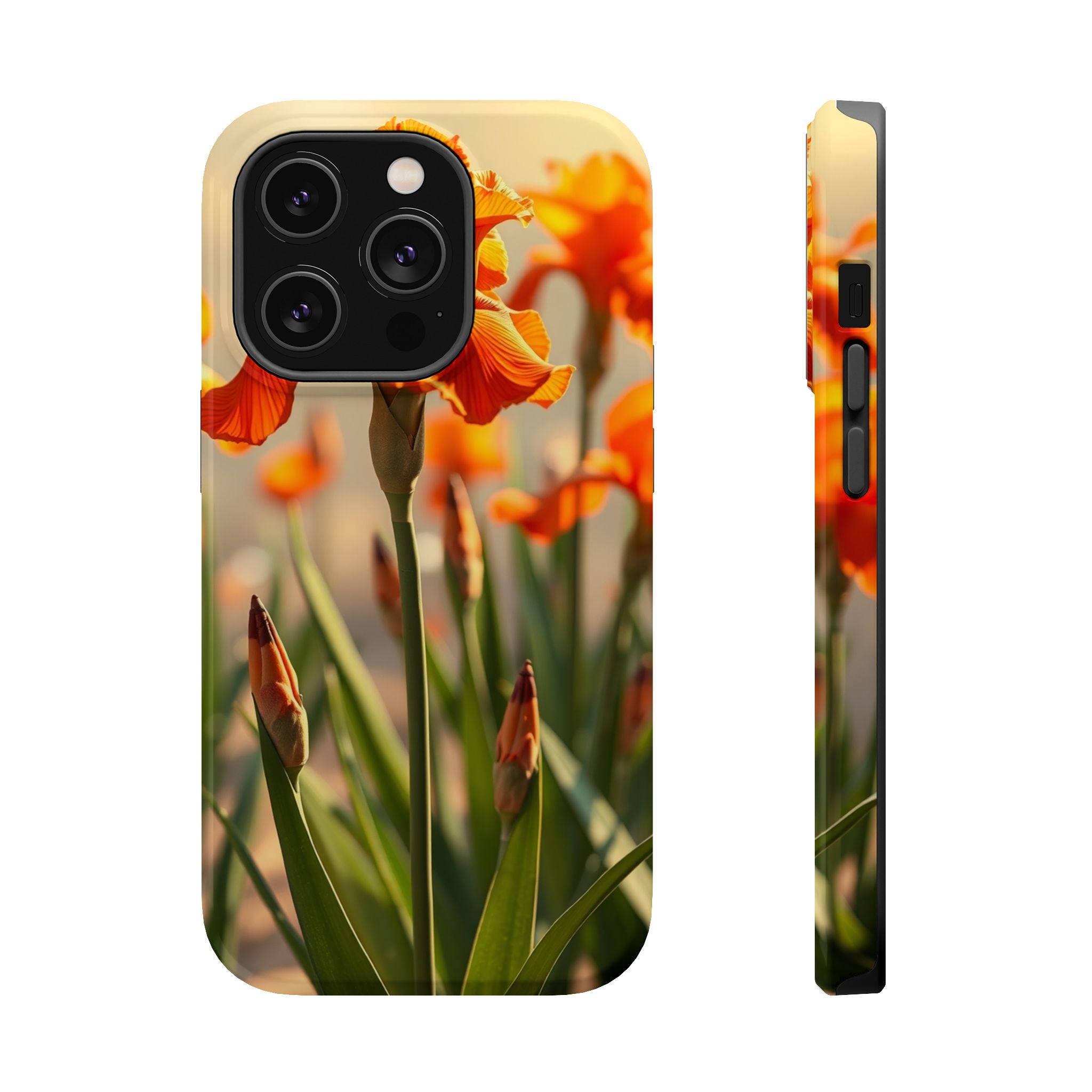 iPhone Iris Garden Cinematic Art Bold Modern Everyday Snap Case · iPhone Case