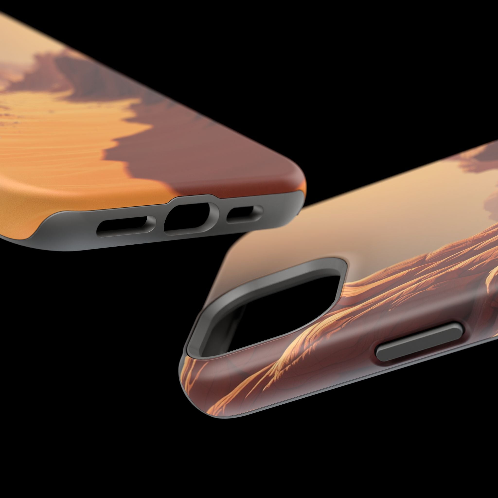 iPhone Burnt Orange And Sand Valley Floor Slim iPhone 20 Everyday · iPhone Case