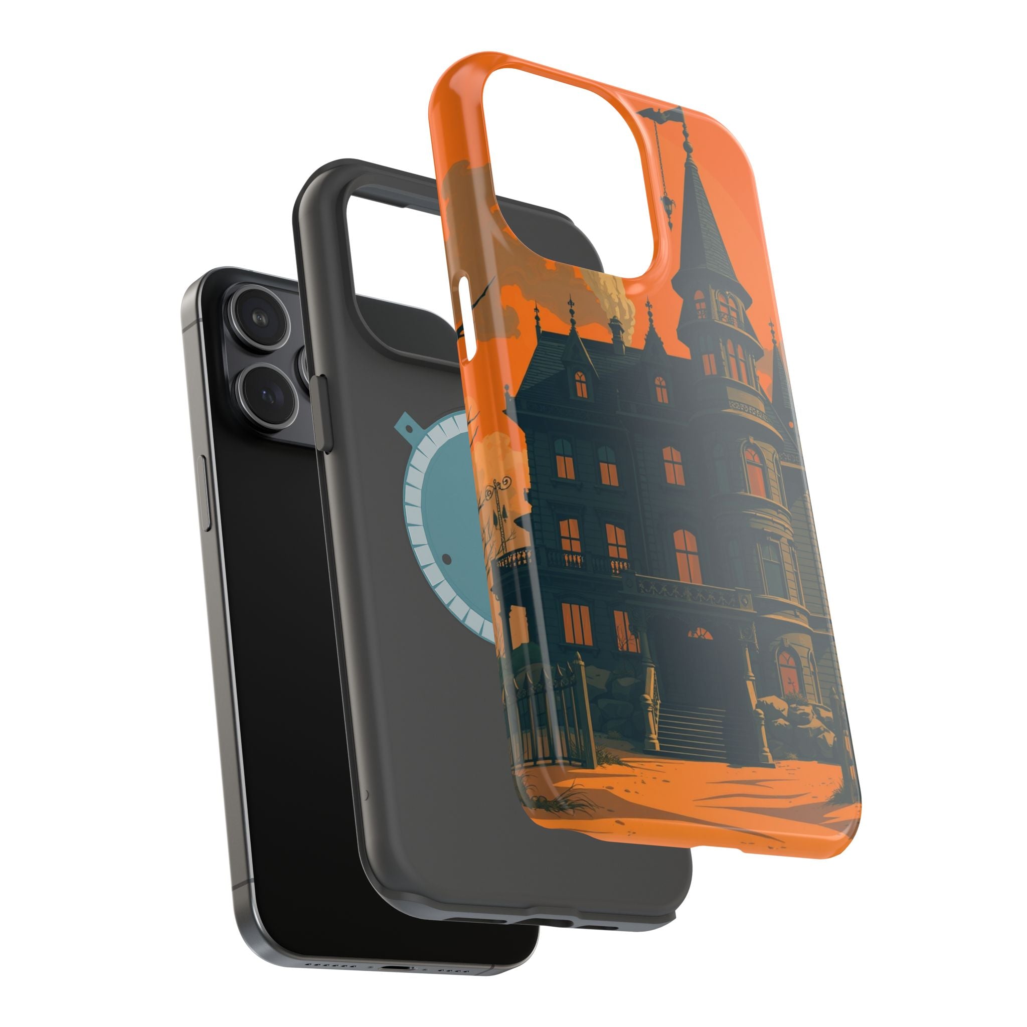 iPhone Vibrant Haunted Mansion Design Slim Everyday Designer Case · iPhone Case