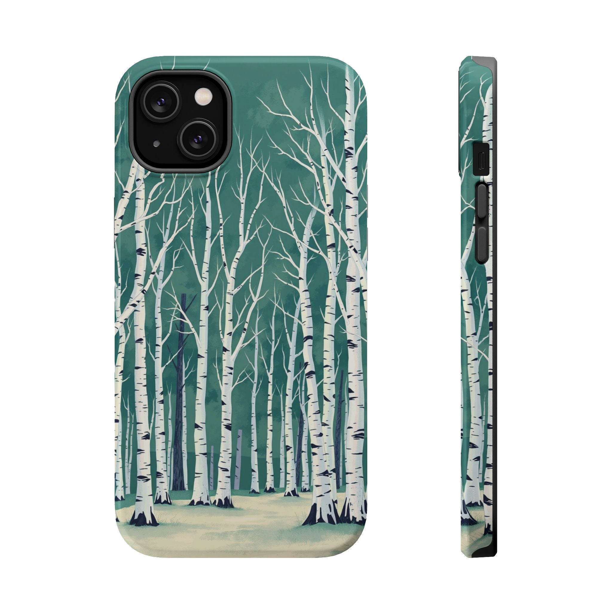 iPhone Sage And Ivory Birch Grove Bold Modern Everyday Snap Case · iPhone Case