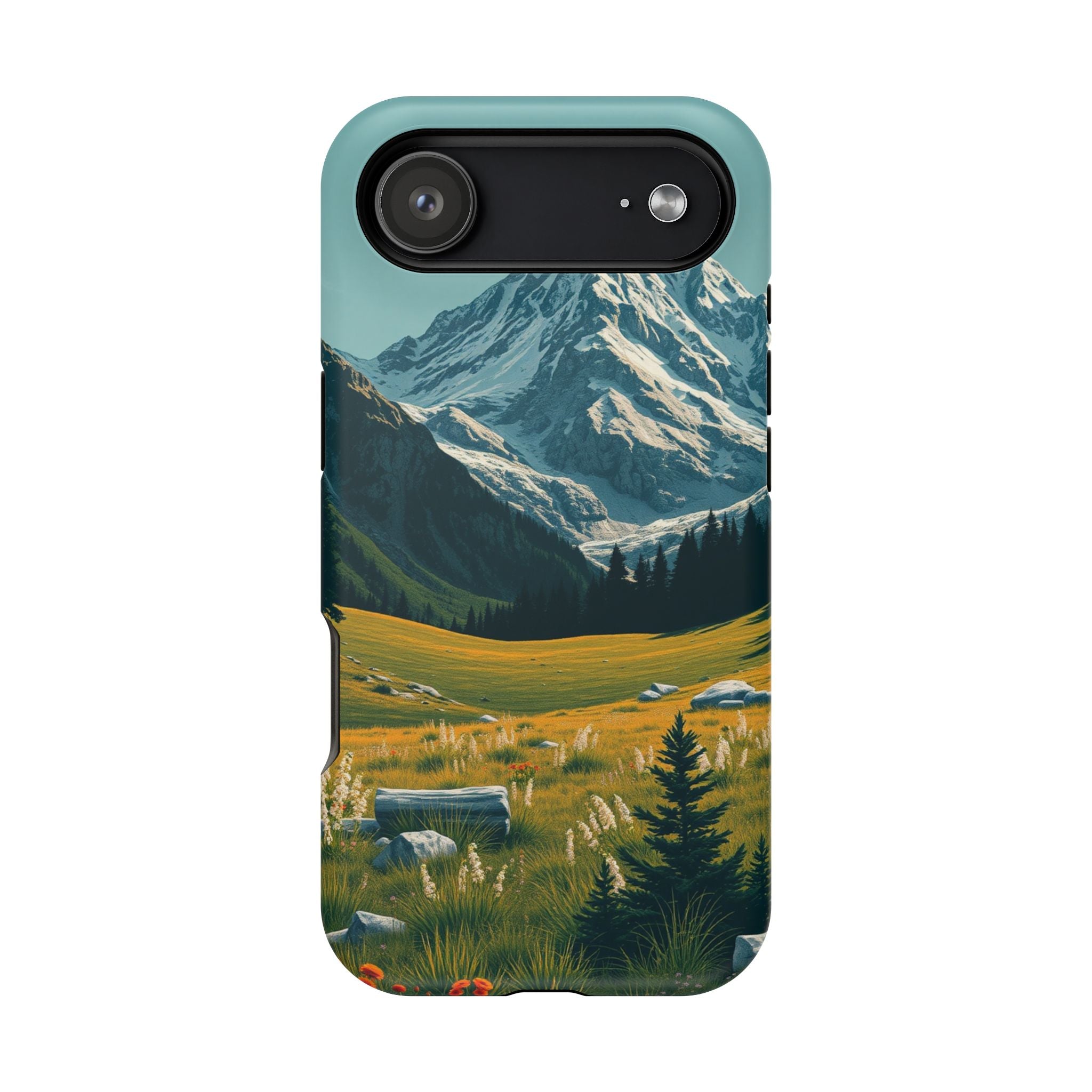 iPhone Alpine Meadow Bold Art 19 Bold Modern Everyday Snap Case · iPhone Case