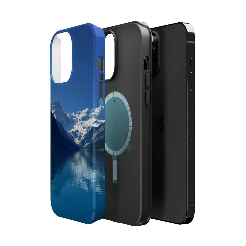iPhone Glacier Lake Cinematic Art Bold Modern Everyday Snap Case · iPhone Case