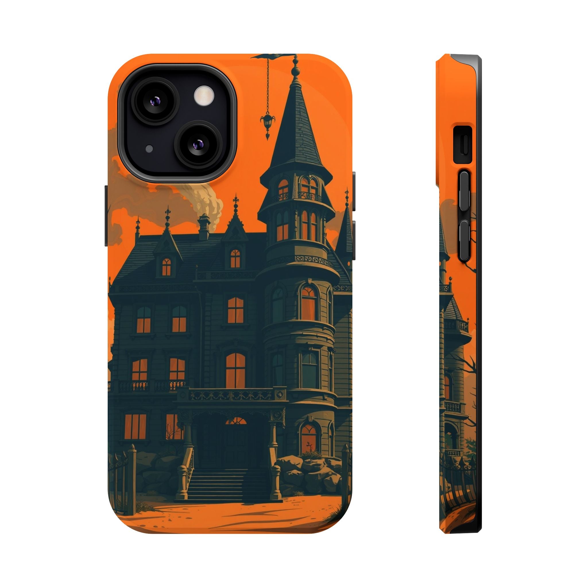 iPhone Vibrant Haunted Mansion Design Slim Everyday Designer Case · iPhone Case