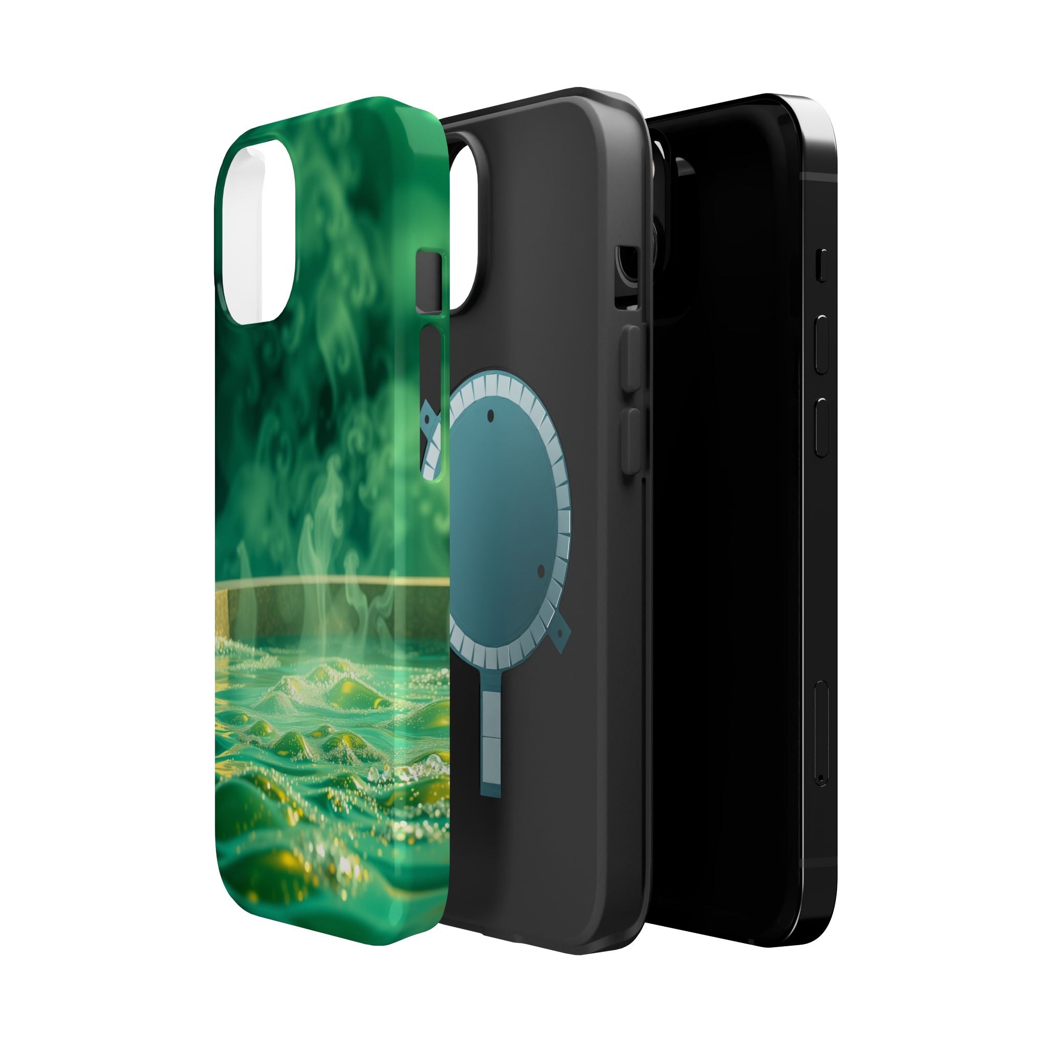 iPhone Hot Spring Steam Cinematic Art Slim Everyday Designer Case · iPhone Case