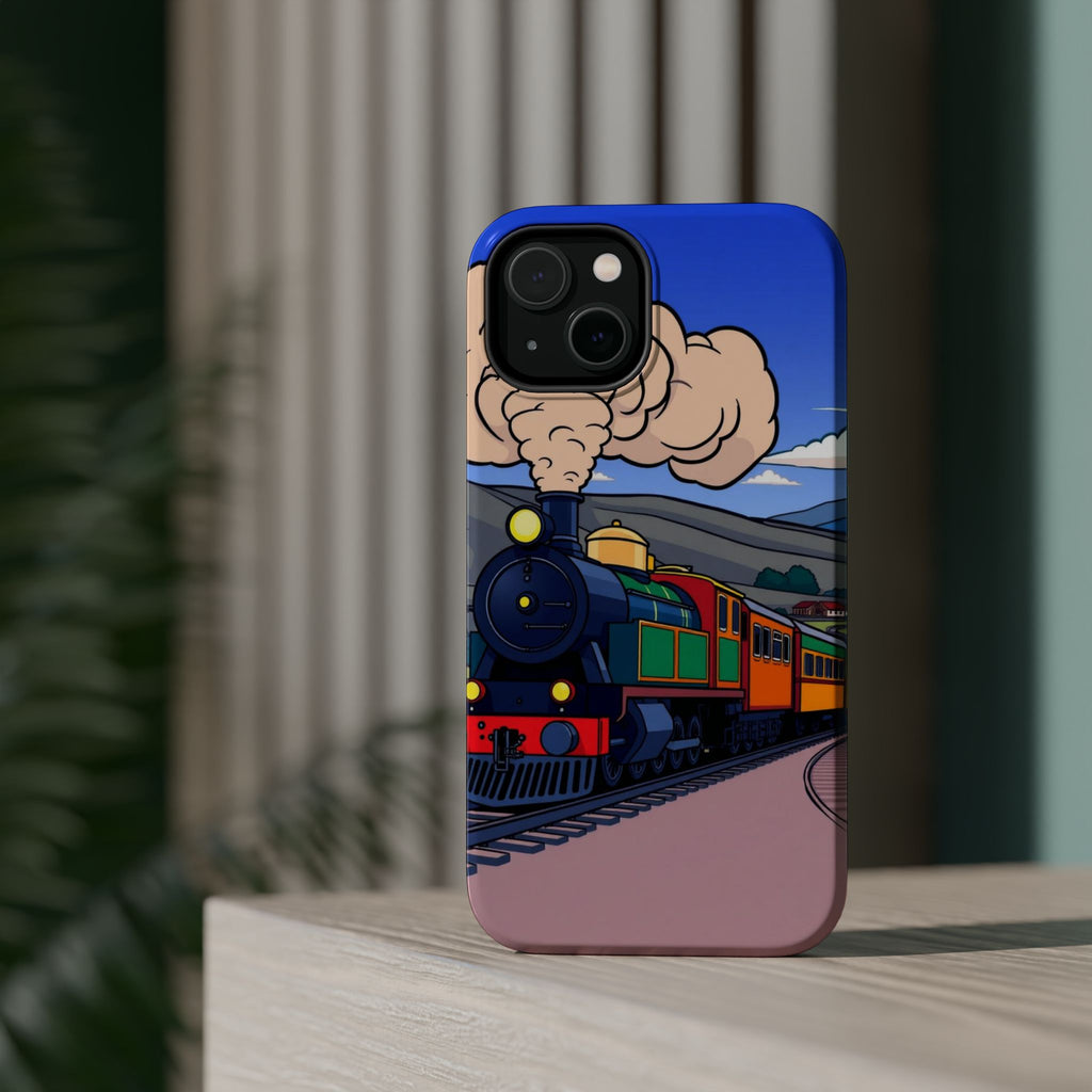iPhone Steam Locomotive Puff Kids Fun iPhone Phone Case Gift Slim · iPhone Case