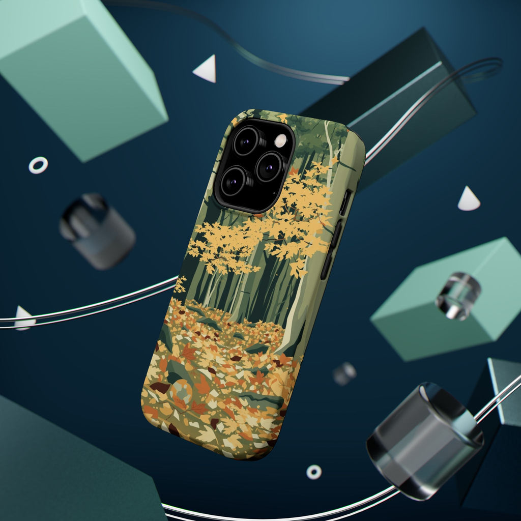 iPhone Autumn Forest Floor Abstract Geometric Slim iPhone Everyday · iPhone Case