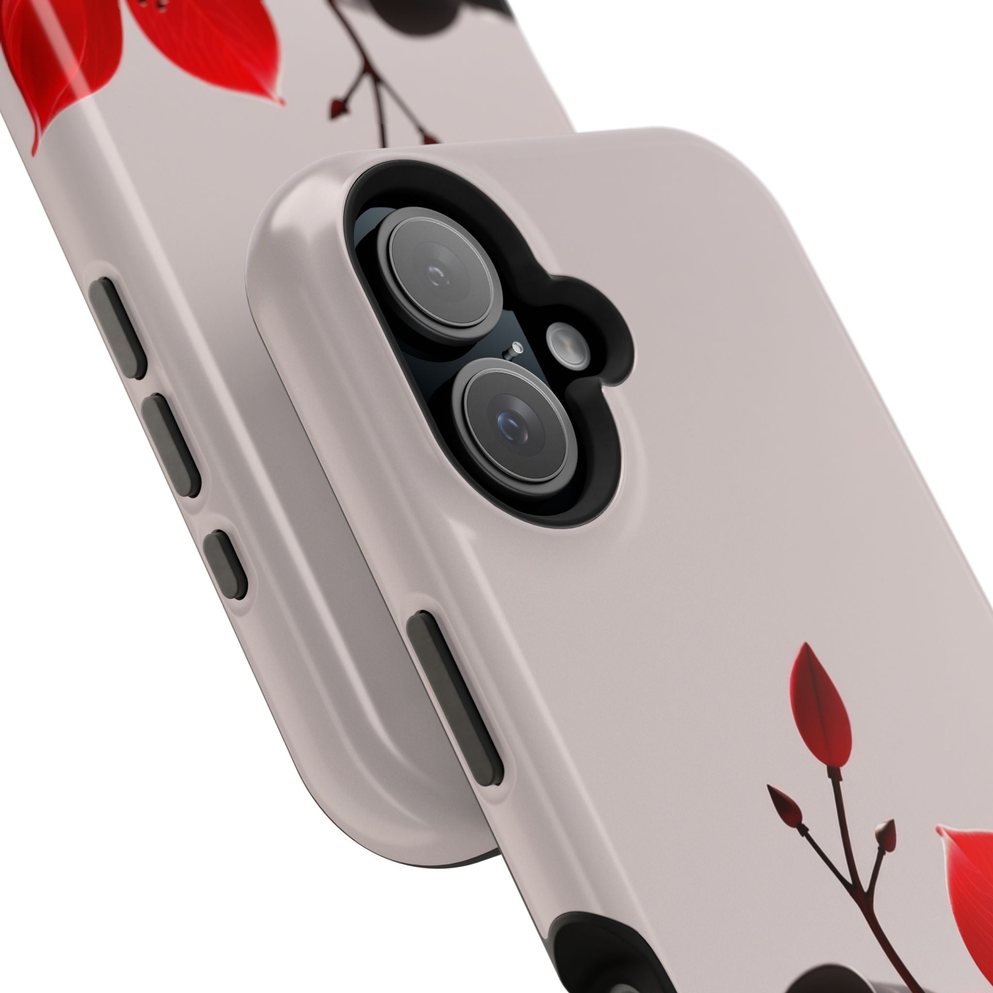 iPhone Radiant Bloom and Leaf Design Slim Everyday Designer Case · iPhone Case