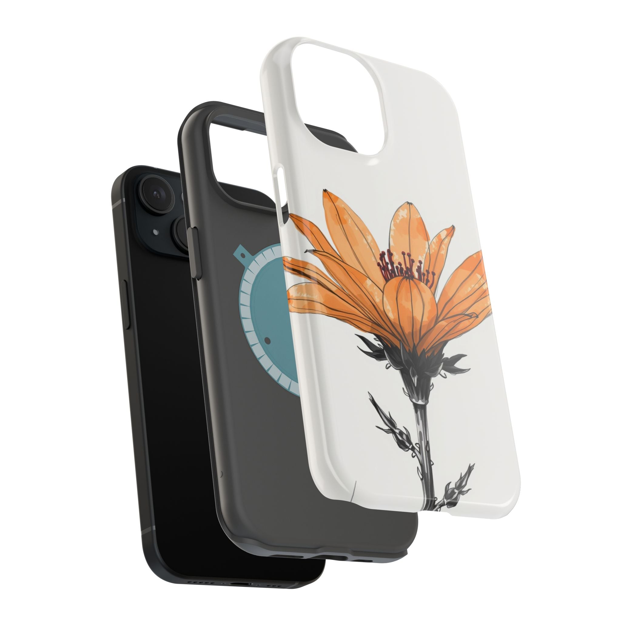 iPhone Earthy Desert Flower Design Bold Modern Everyday Snap Case · iPhone Case