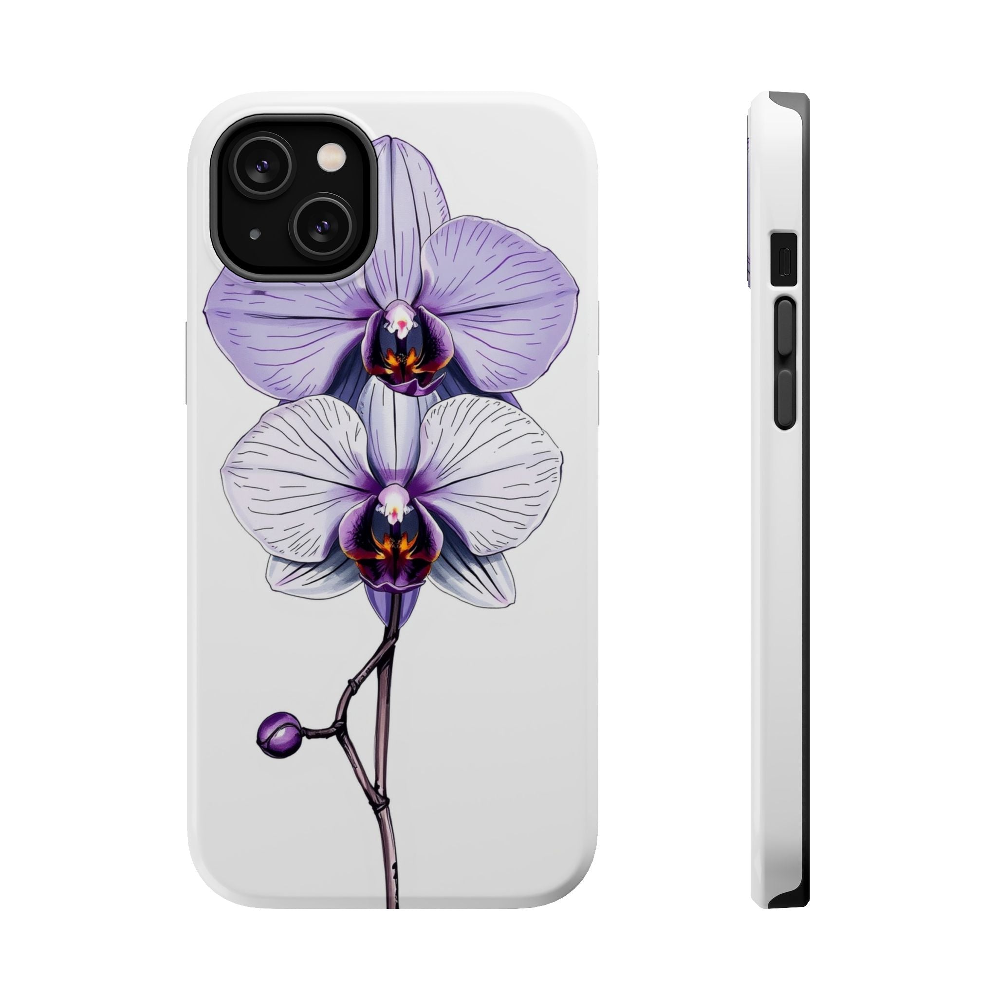 iPhone Orchid Study Hand-Drawn Sketch Slim Everyday Designer Case · iPhone Case