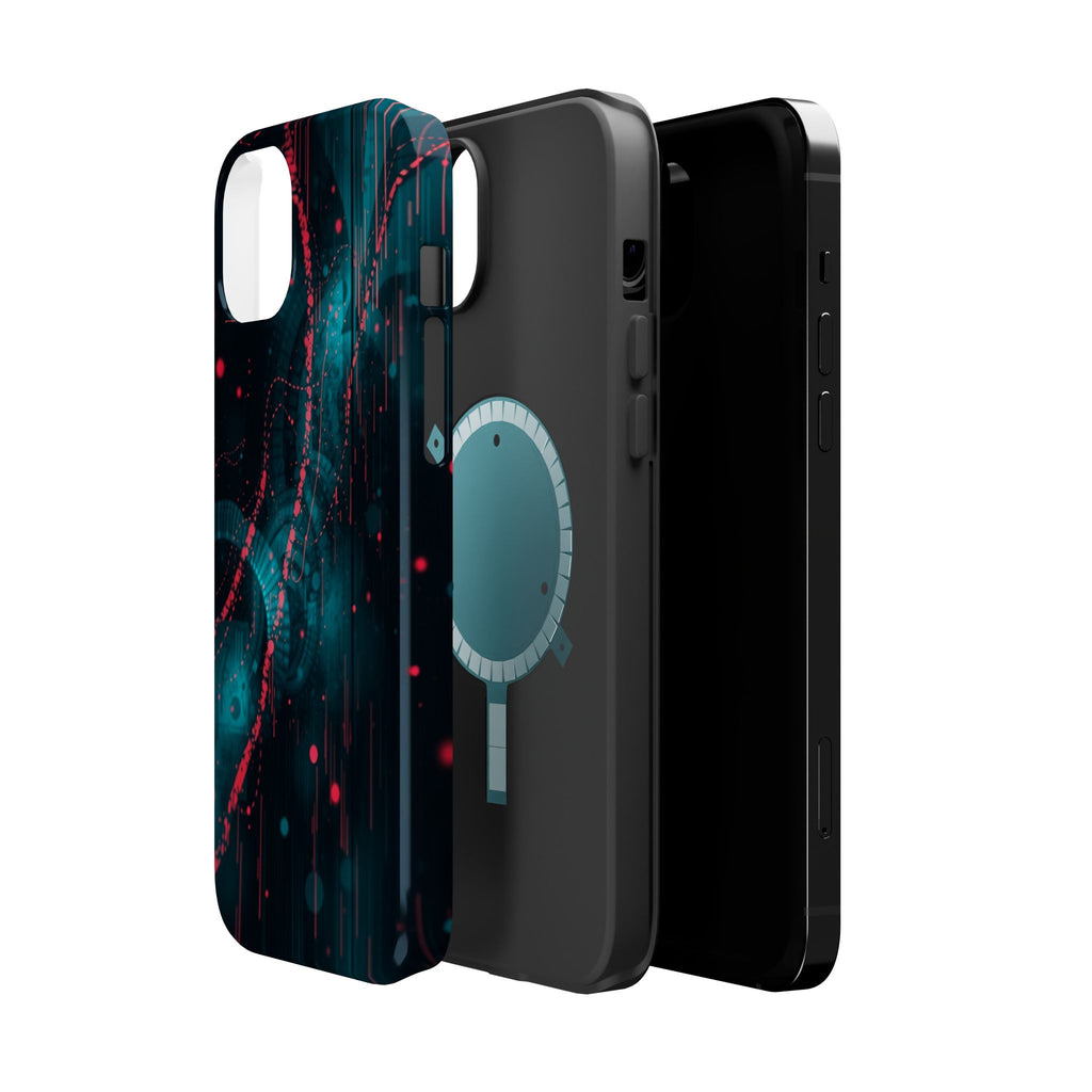 iPhone Digital Noise Cinematic Art Bold Modern Everyday Snap Case · iPhone Case