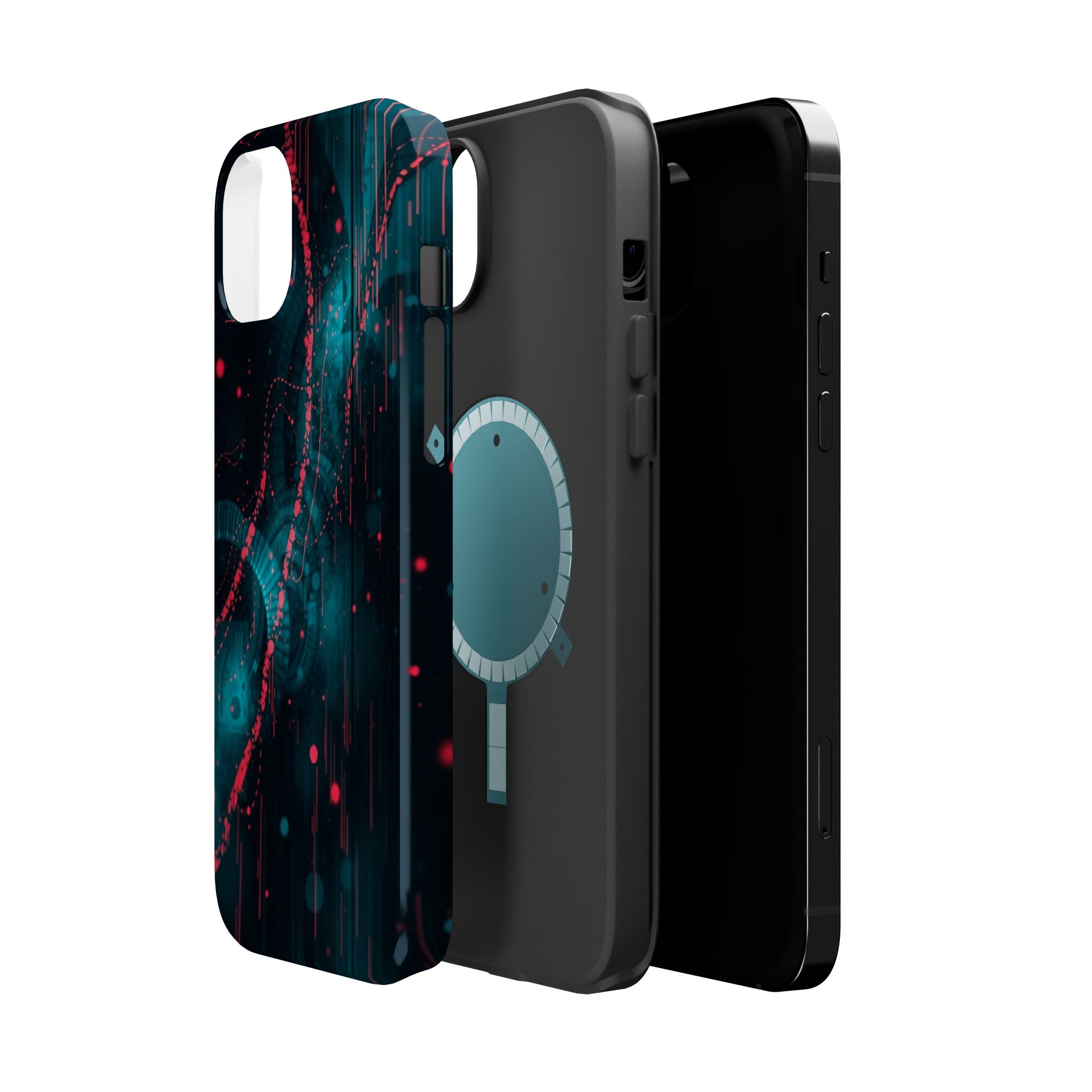 iPhone Digital Noise Cinematic Art Bold Modern Everyday Snap Case · iPhone Case