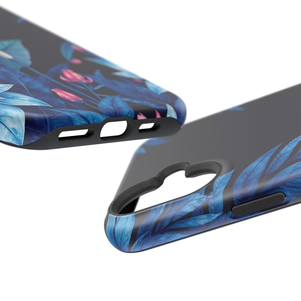 iPhone Serene Jungle Floral Design Clean Minimal Snap Cas Slim Snap Case · iPhon