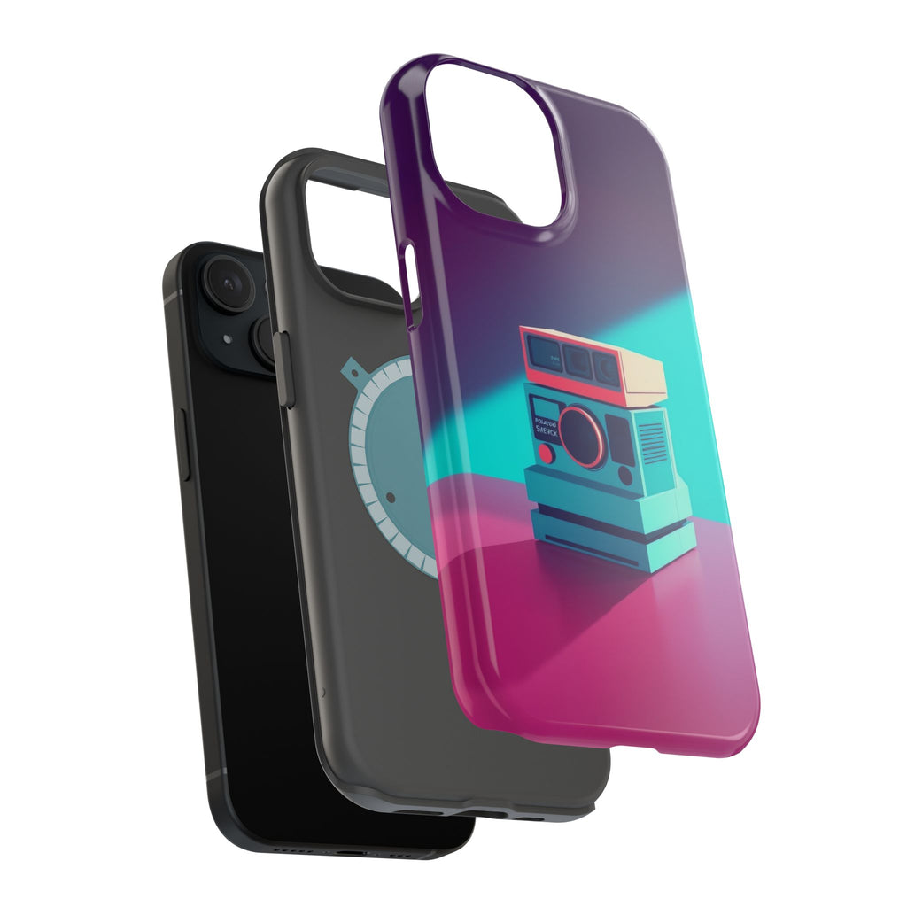 iPhone Polaroid Stack Memory Pop Art Bold Slim Everyday Designer Case · iPhone C