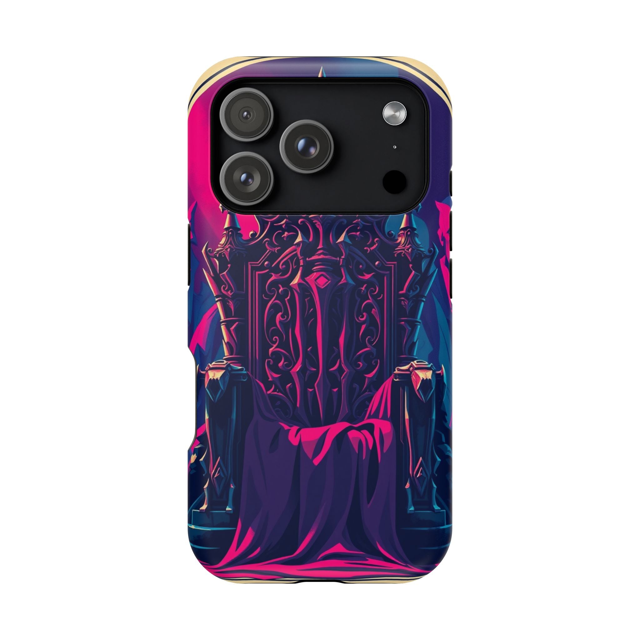iPhone Lich King Throne Vintage Retro Poster Slim Everyday Designer Case · iPhon