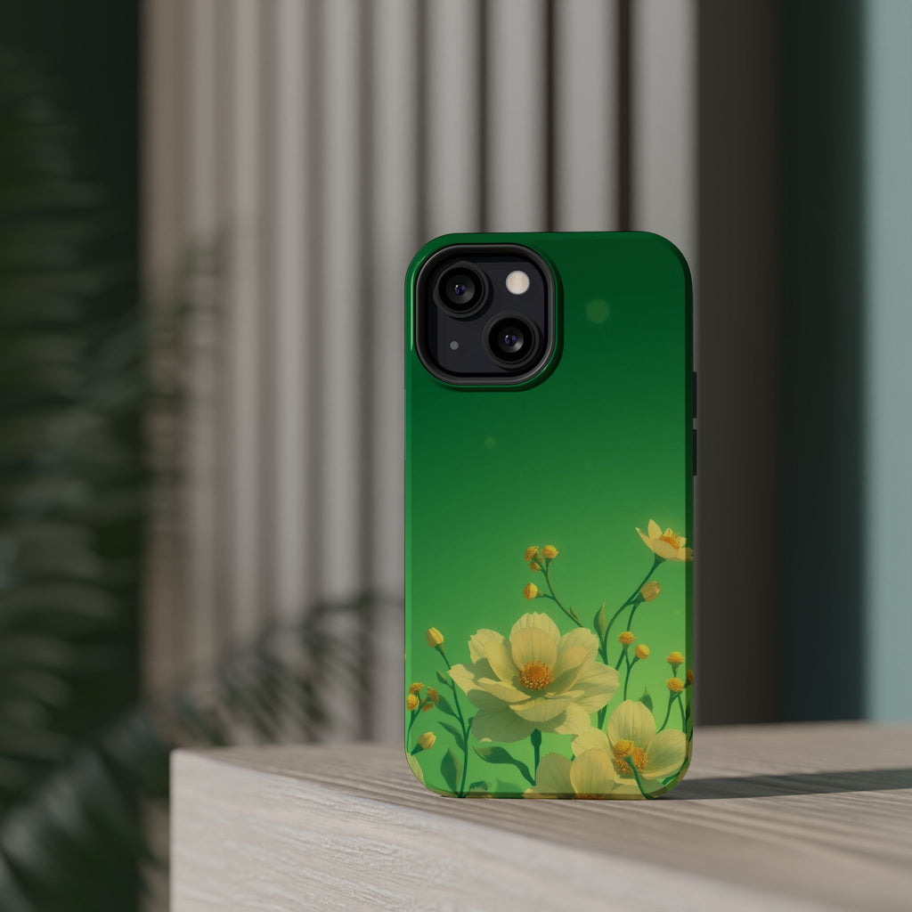 iPhone Vibrant Floral Ombre Design Bold Modern Everyday Snap Case · iPhone Case