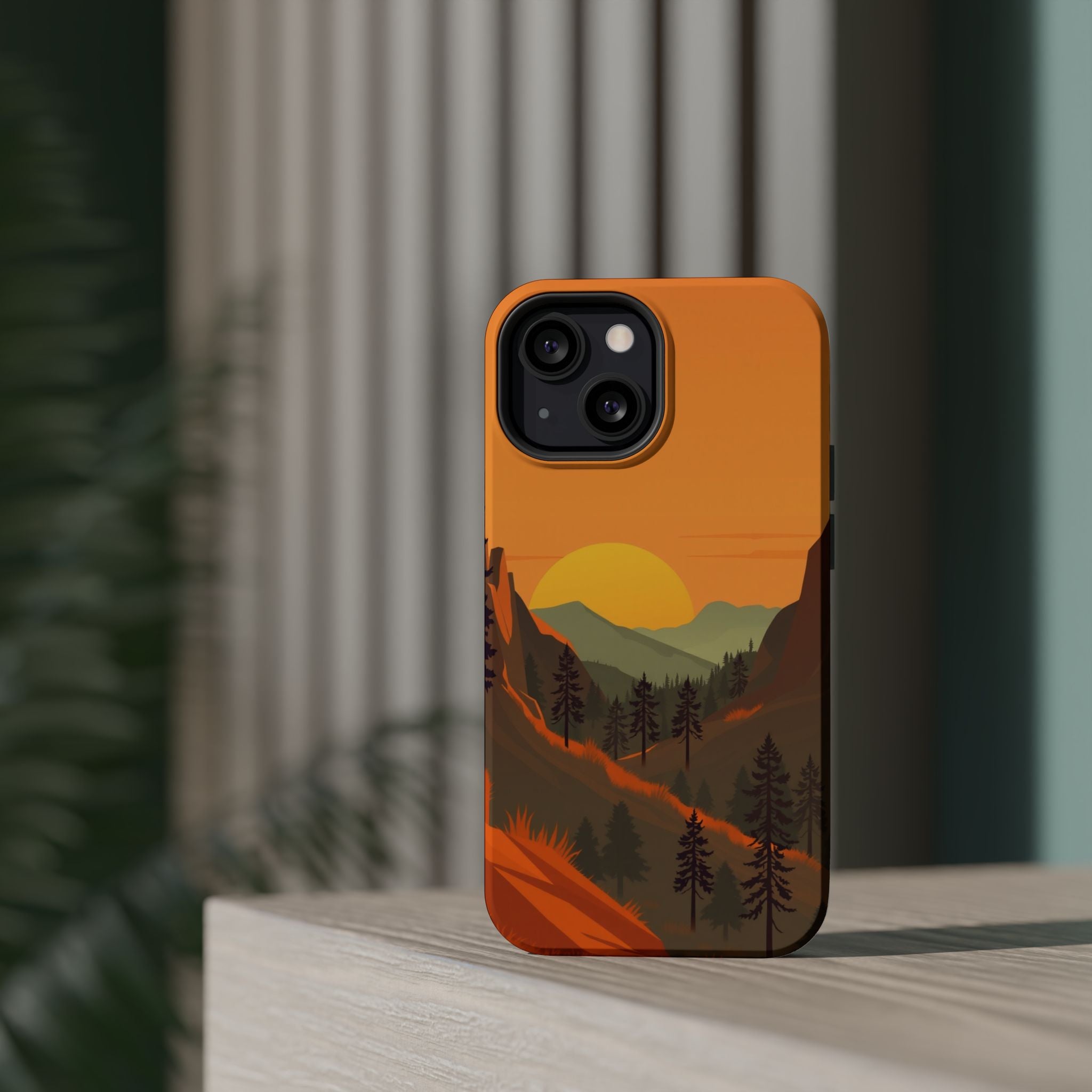 iPhone Pine Ridge Earthy Design Slim Everyday Designer Case · iPhone Case