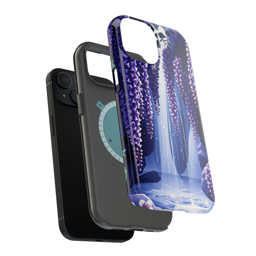 iPhone Wisteria Cascade Serene Design Slim Snap Case Ga · iPhone Case