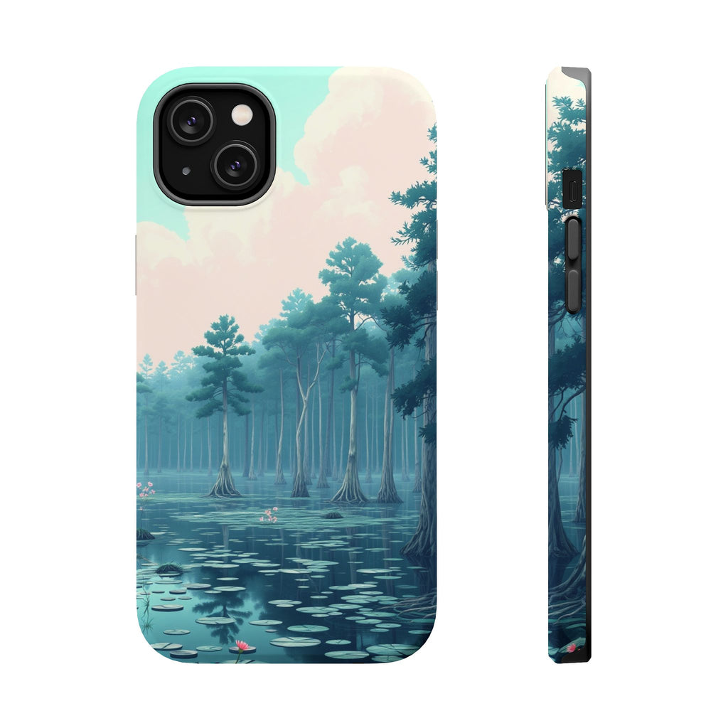 iPhone Serene Cypress Swamp Design 17 Slim Everyday Designer Case · iPhone Case