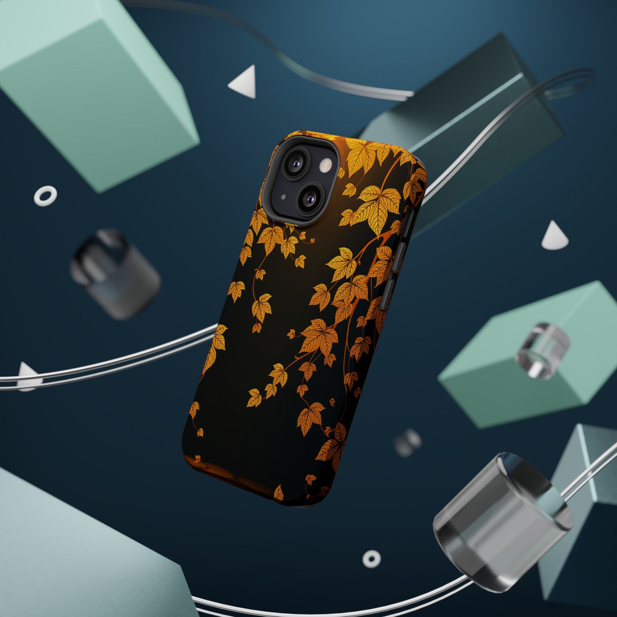 iPhone Mustard And Rust Art Nouveau Vine Slim Everyday iPhone 14 · iPhone Case
