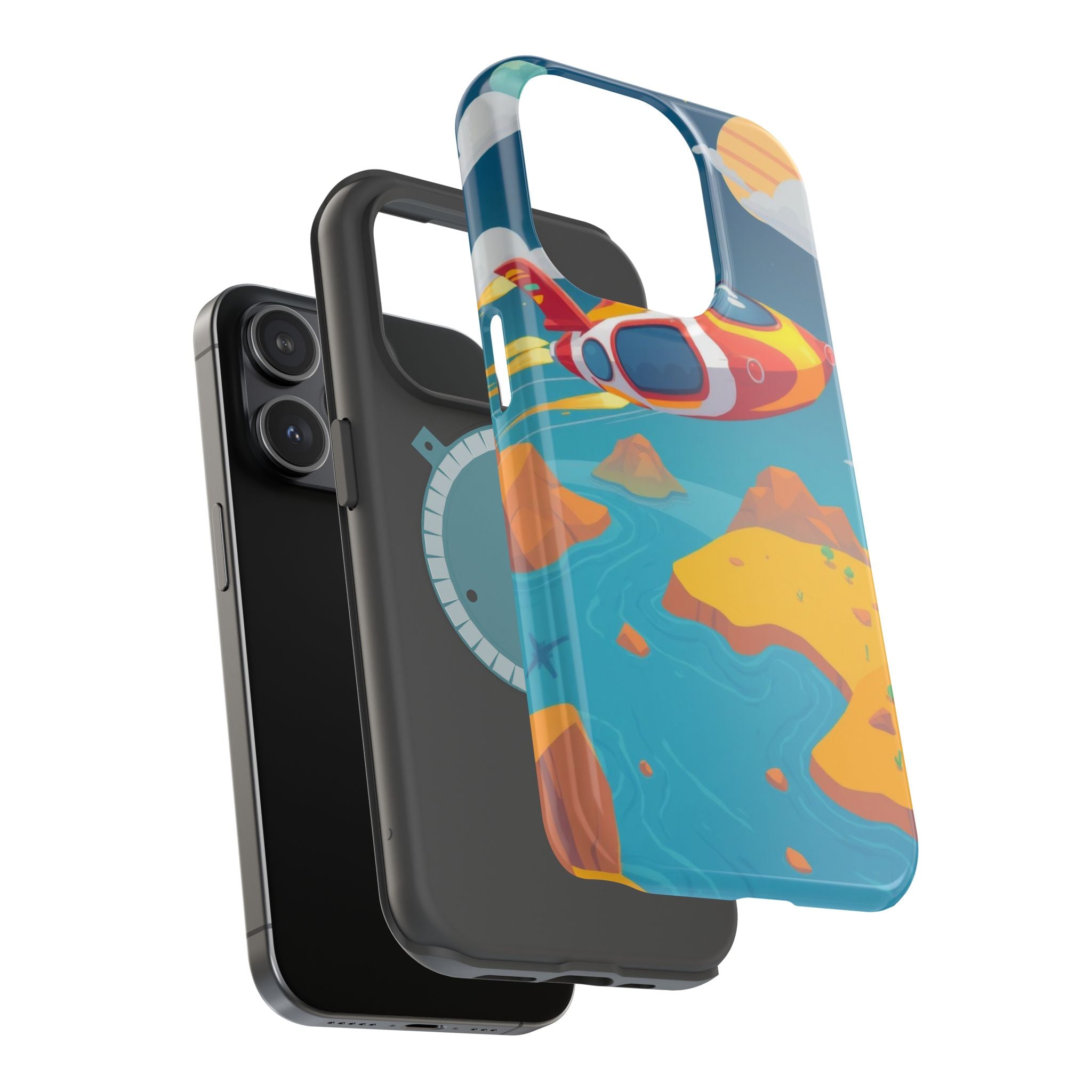 iPhone Hovercraft Glide Kids Fun Clean iPhone Phone Case Gift Minimal · iPhone C