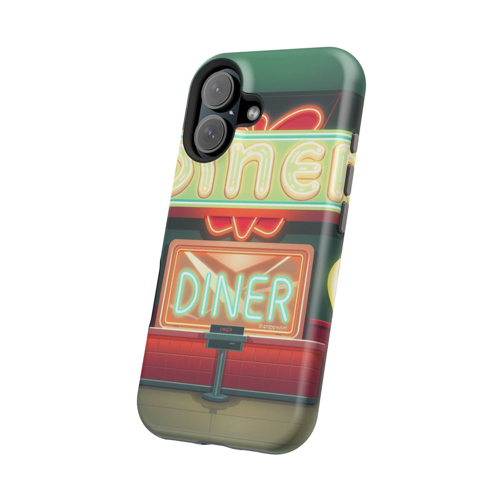 iPhone Neon Diner Sign Mystic Art Bold Modern Everyday Snap Case · iPhone Case