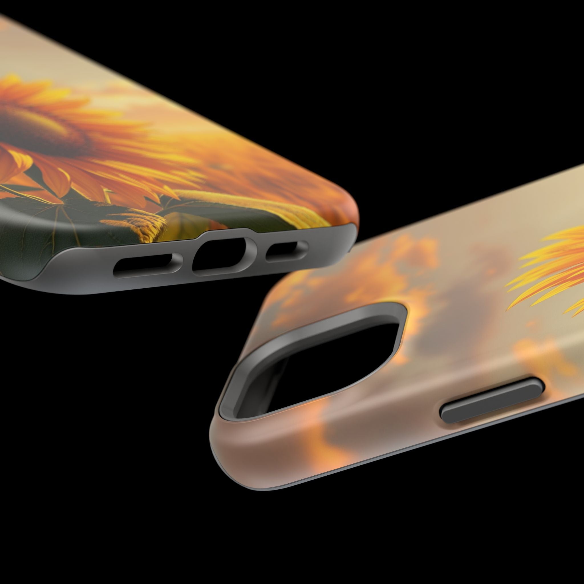 iPhone Sunflower Prairie Electric Art Slim Everyday Designer Case · iPhone Case
