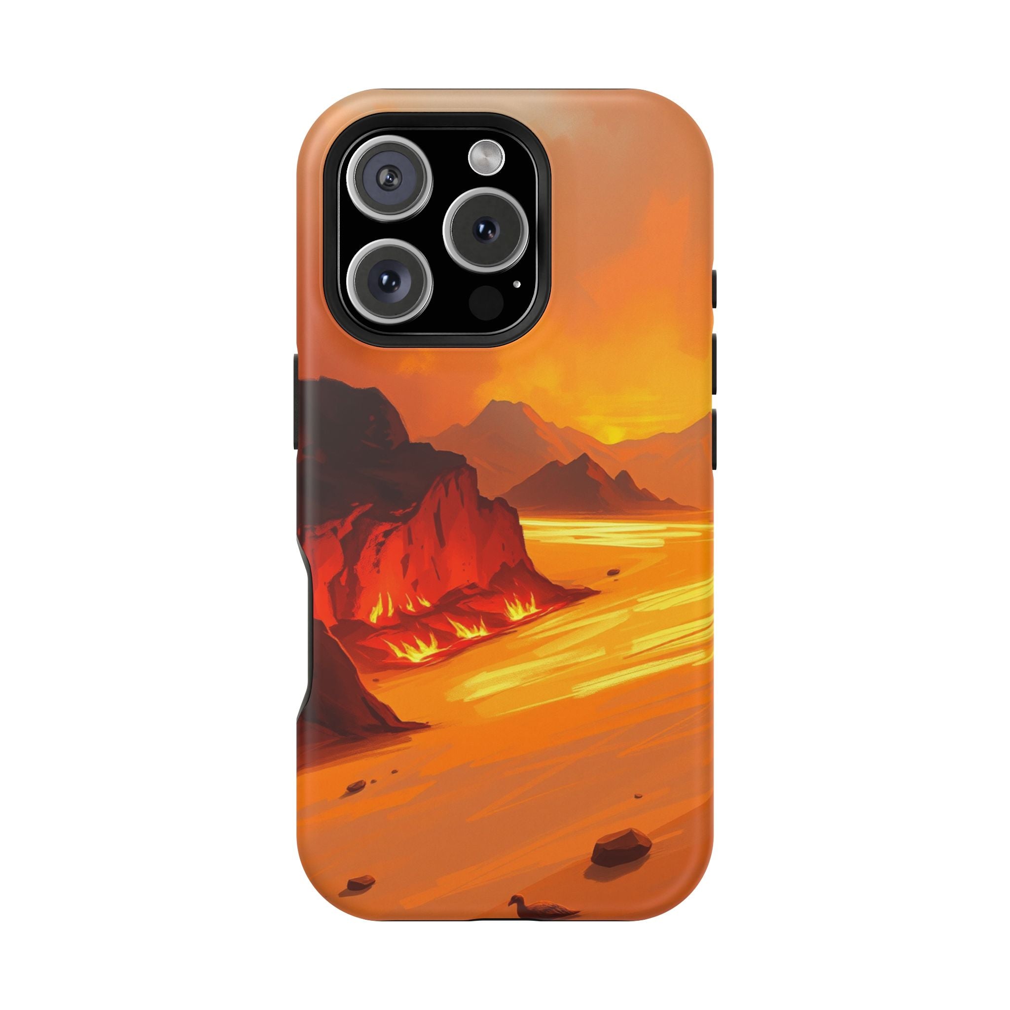 iPhone Burnt Orange And Sand Wildfire Glow Slim iPhone Everyday · iPhone Case