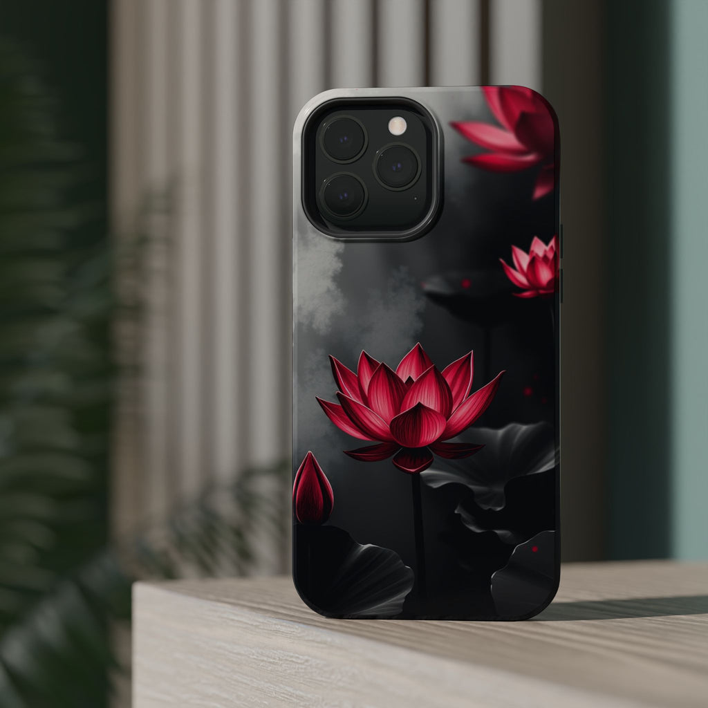 iPhone Lotus Pond Mystic Art 15 Slim Everyday Designer Case · iPhone Case