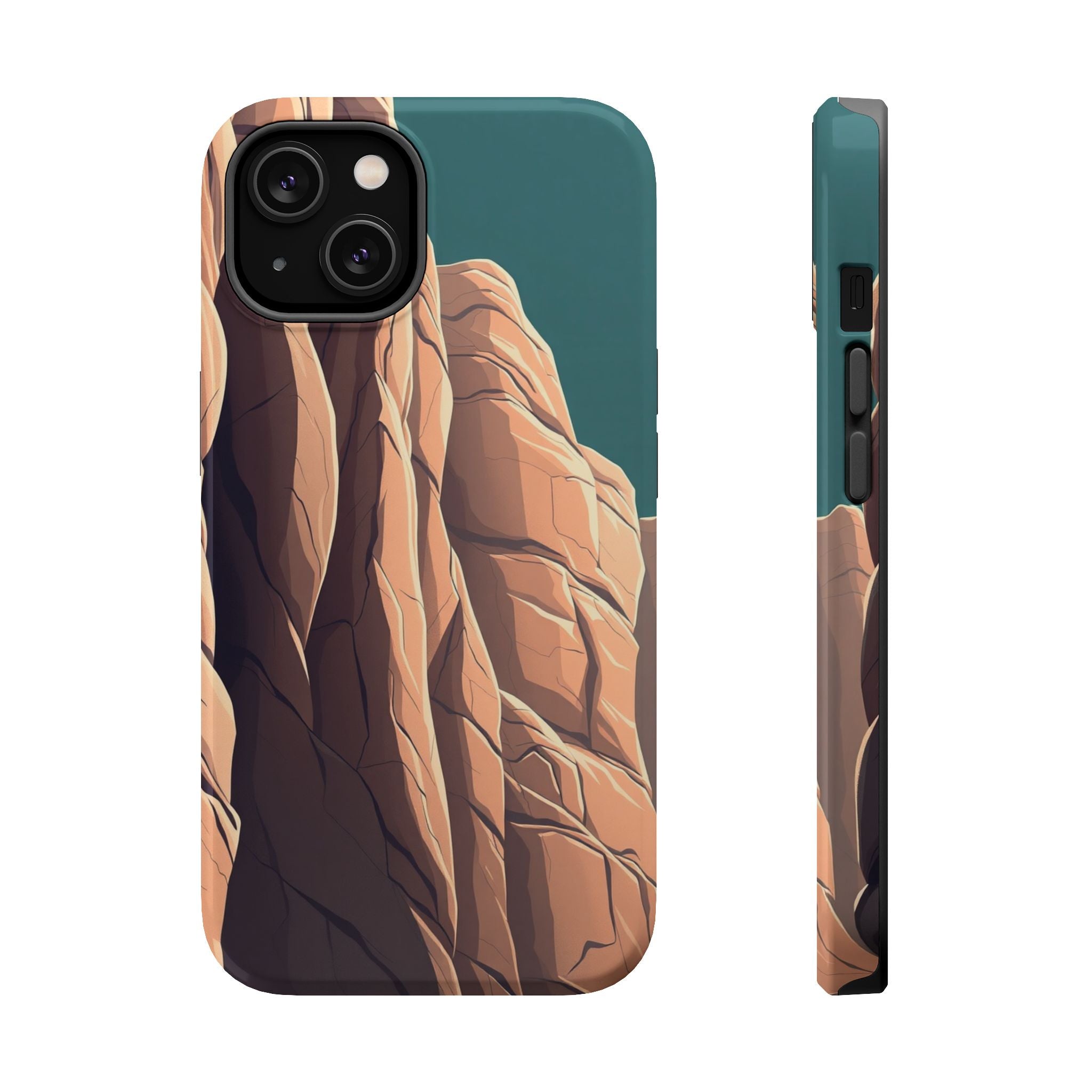 iPhone Canyon Wall Dark Academia Bold Modern Everyday Snap Case · iPhone Case